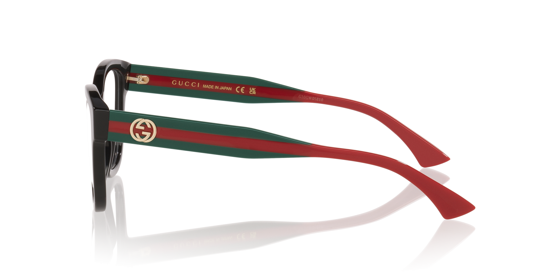 GG1863O Zwart AcetaatEyeglass Frames van B24, Zijaanzicht