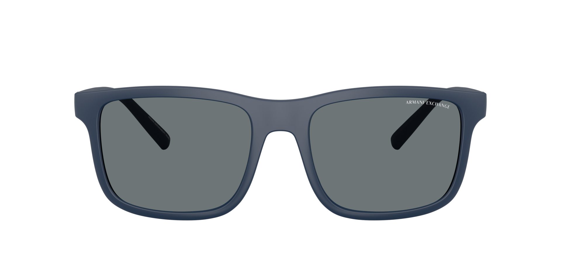 AX4145S Mat marineblauw KunststofSunglass Frames van B24, met getinte lenzen