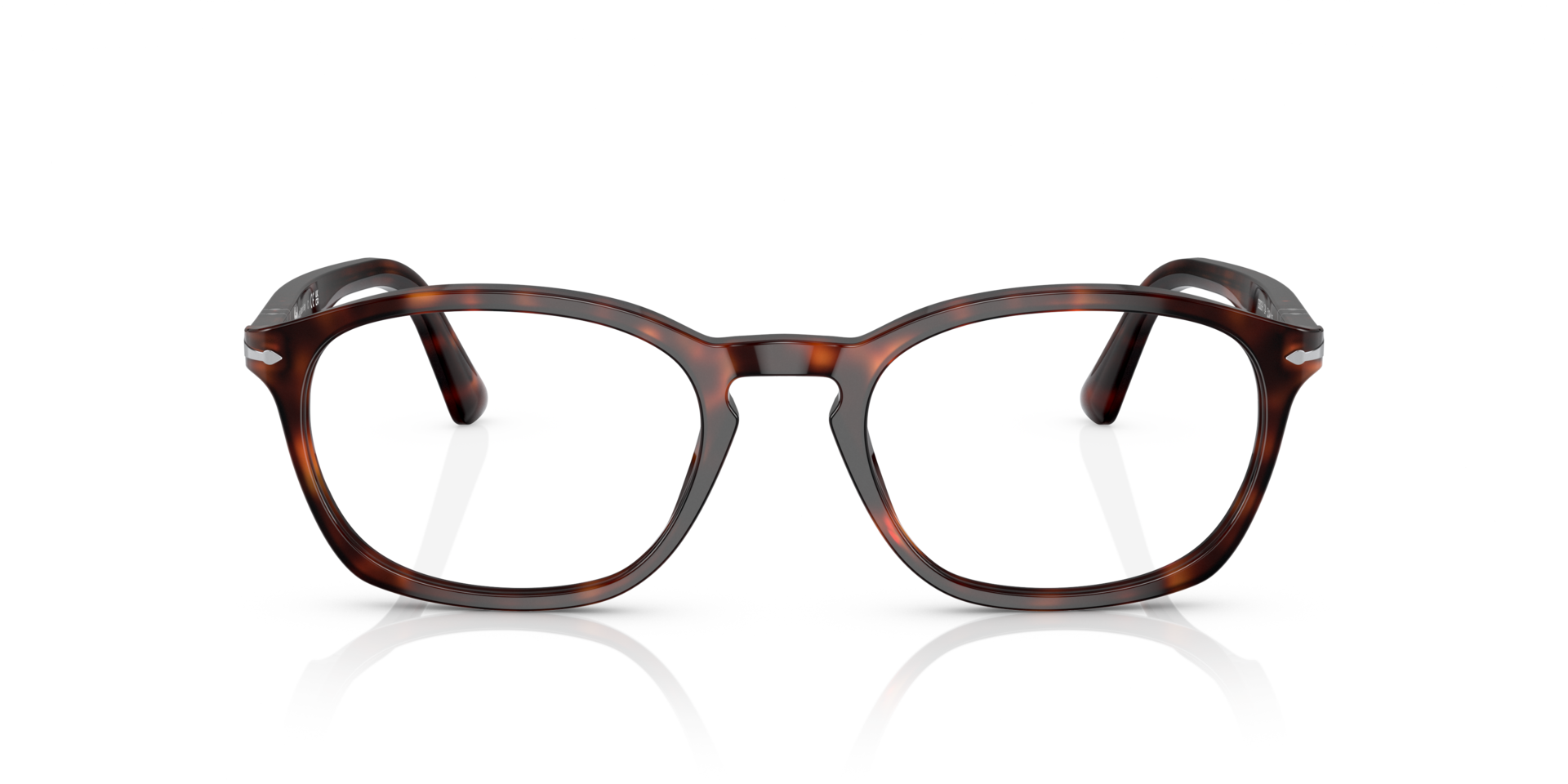 PO3303V Havana AcetaatEyeglass Frames van B24, Vooraanzicht