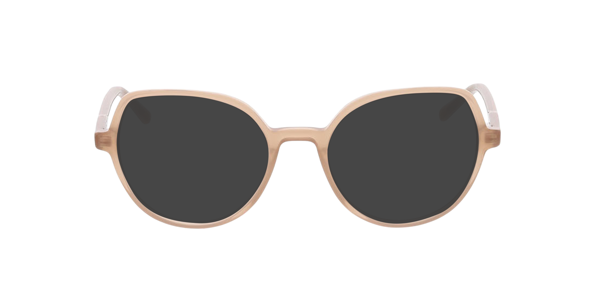 Elena Crystal Beige AcetatEyeglass Frames von B24, mit getönten Gläsern