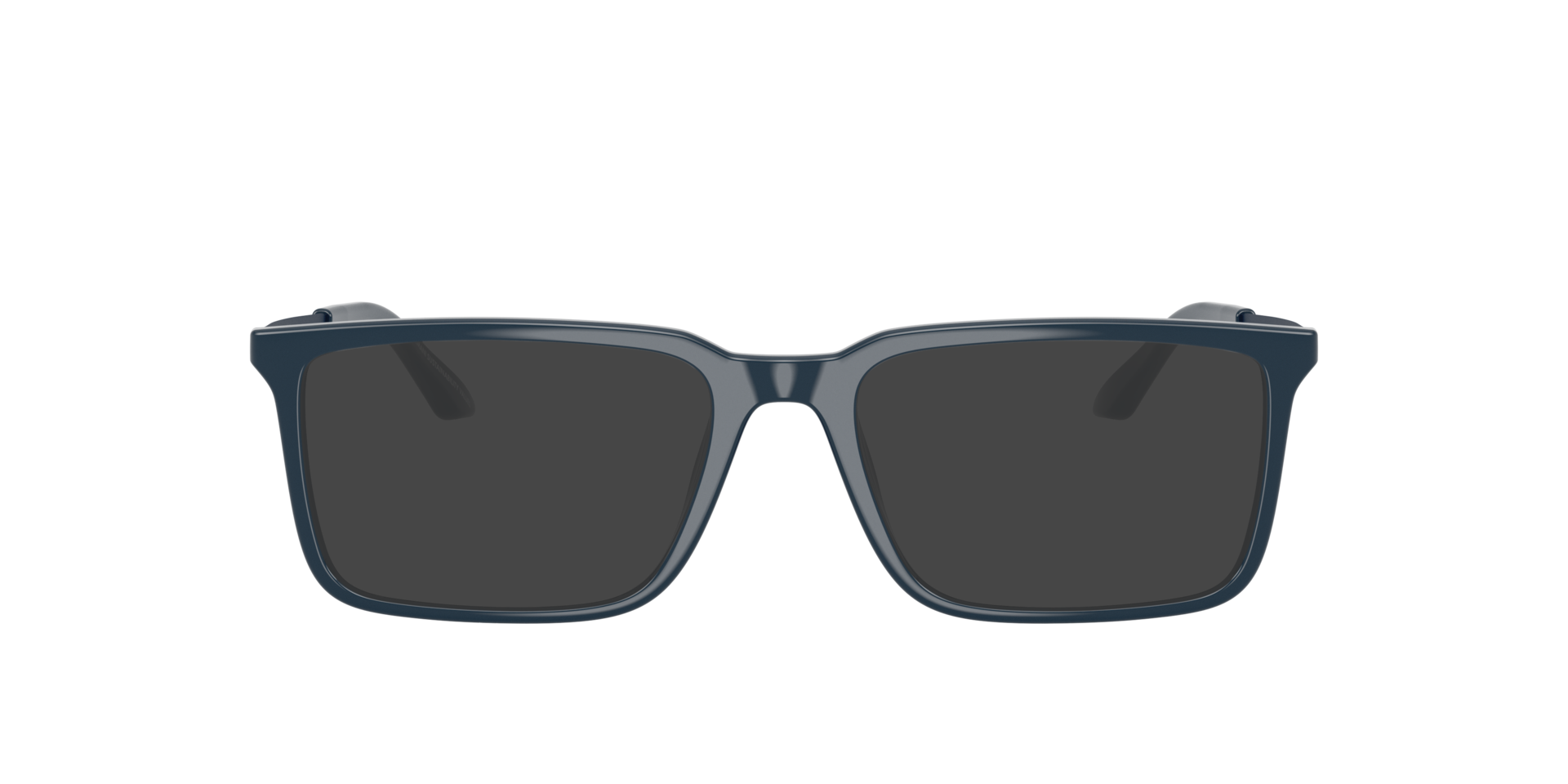 AX3141U Shiny Blue KunststofEyeglass Frames van B24, met getinte lenzen
