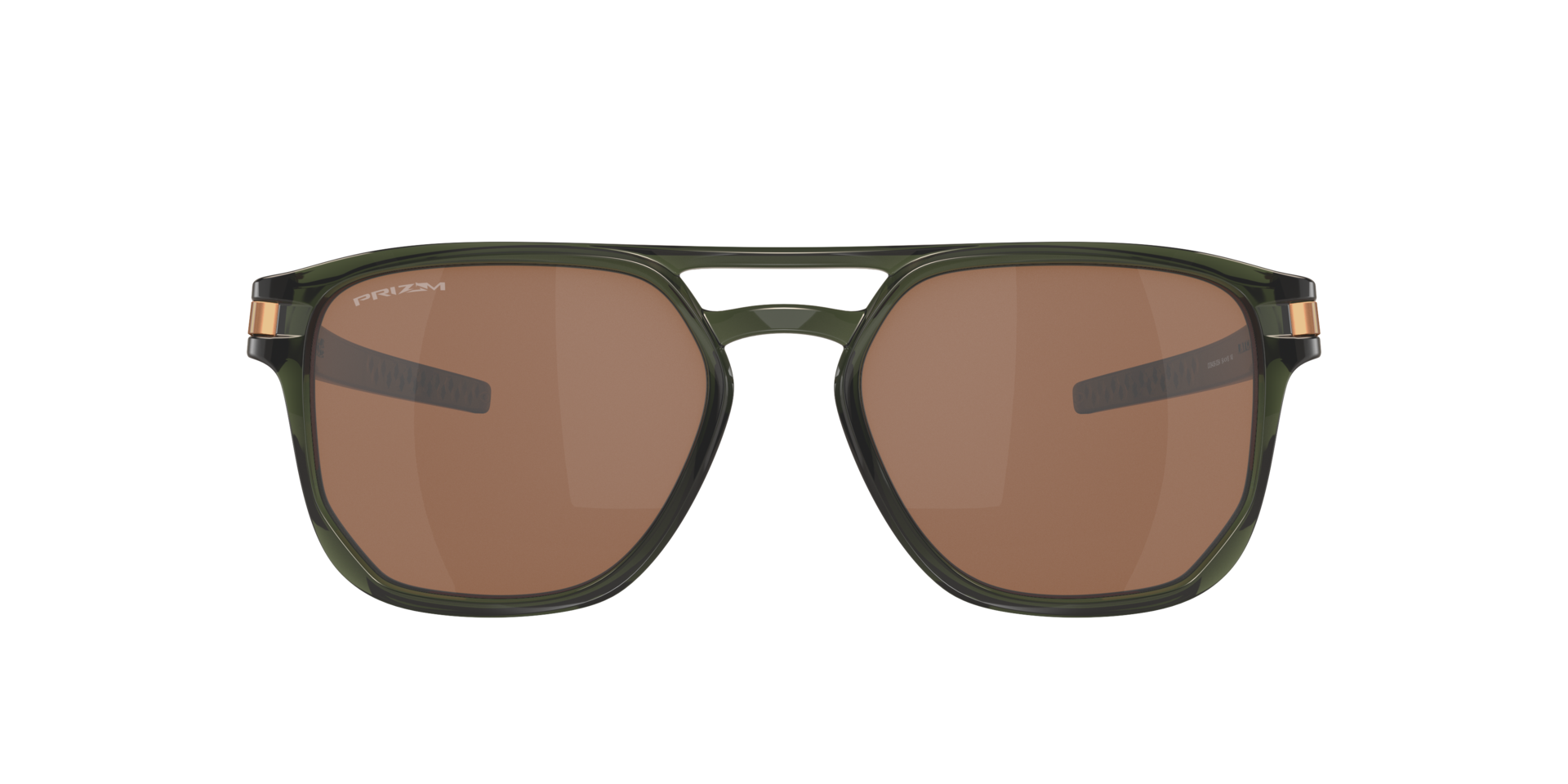 Latch™ Beta Olijfgroen Inkt KunststofSunglass Frames van B24, met getinte lenzen