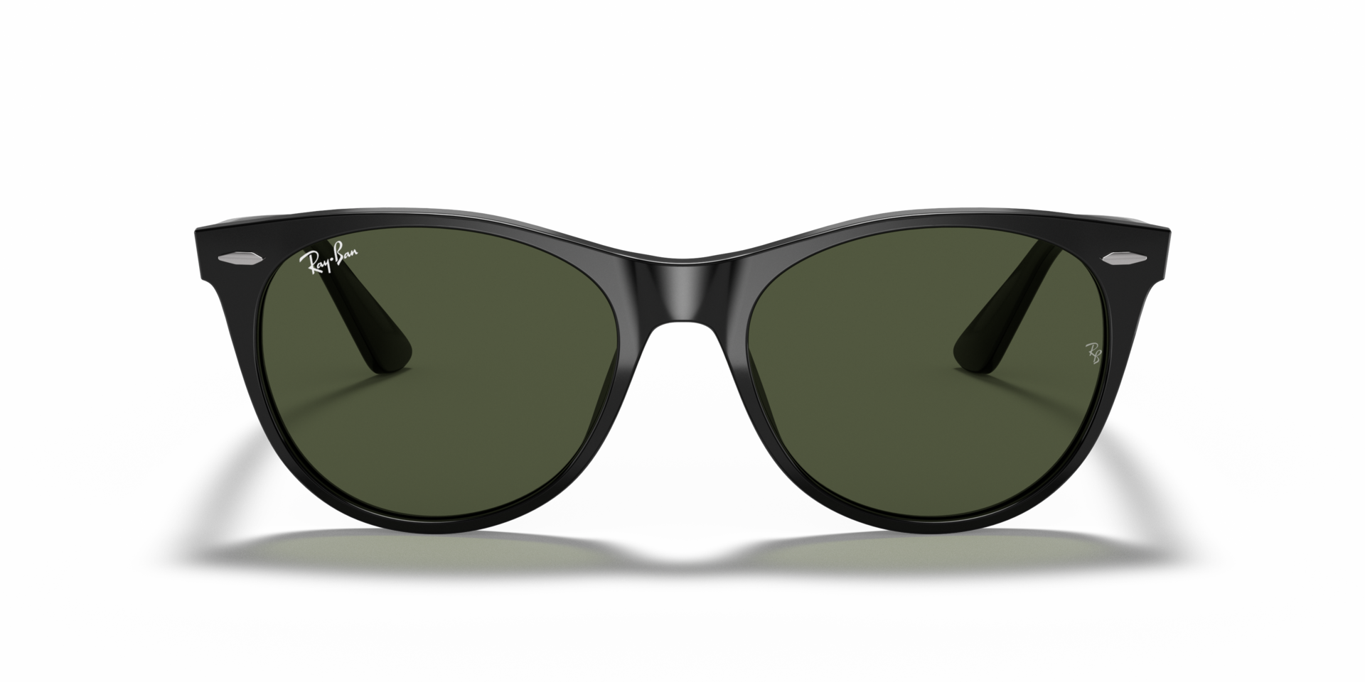 RB2185 Schwarz AcetatSunglass Frames von B24, Vorderansicht