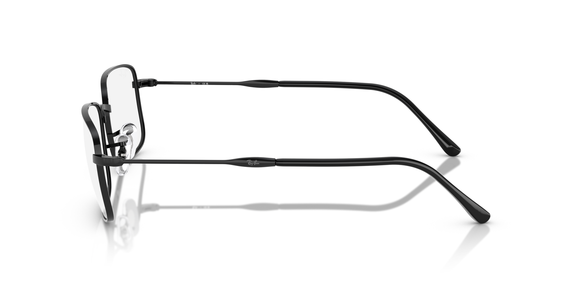 RB3746V Schwarz MetallEyeglass Frames von B24, Seitenansicht