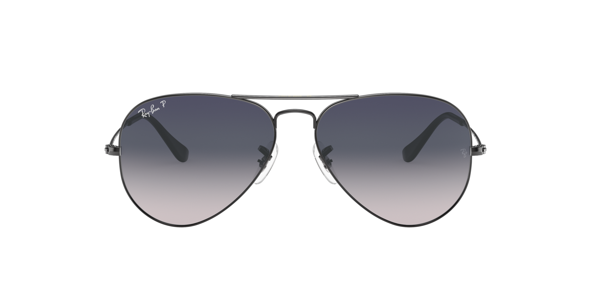 RB3025 Staalgrijs MetaalSunglass Frames van B24, met getinte lenzen