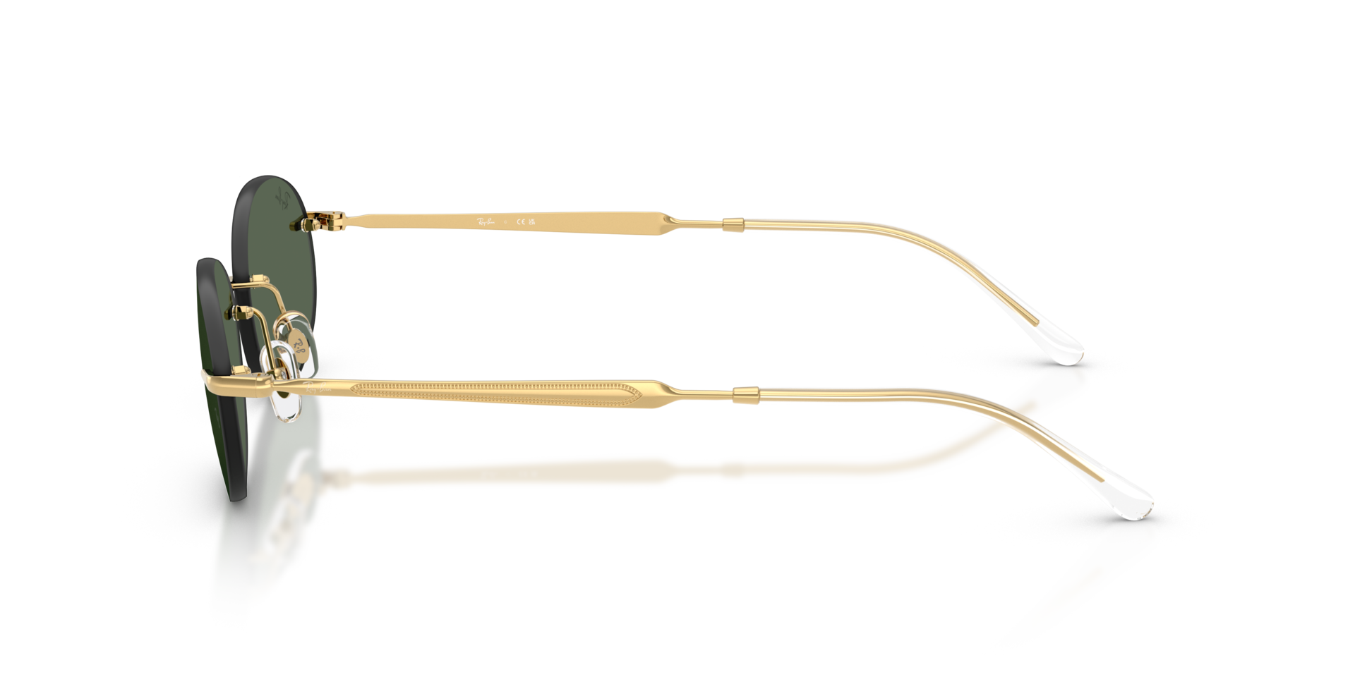 RB3767 Arista Gold MetallSunglass Frames von B24, Seitenansicht