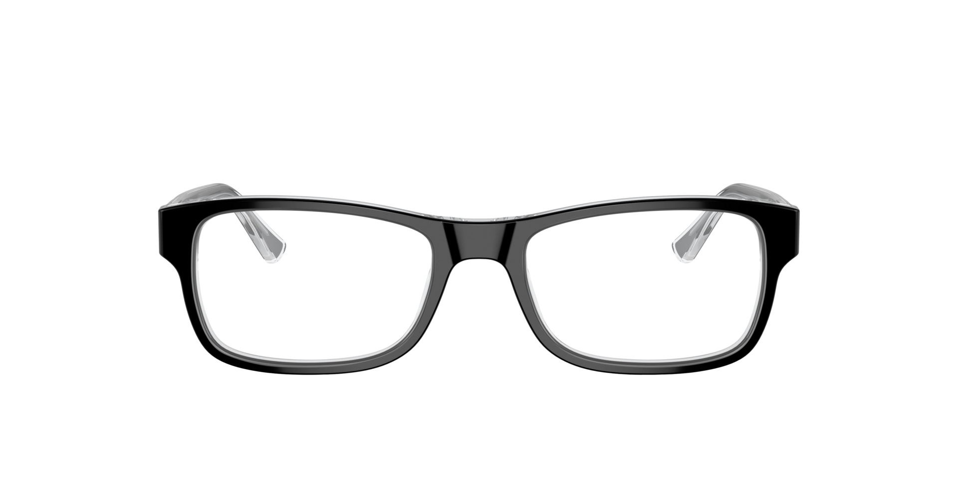 Schwarz auf Transparent RB5268 -  Acetate Brillen