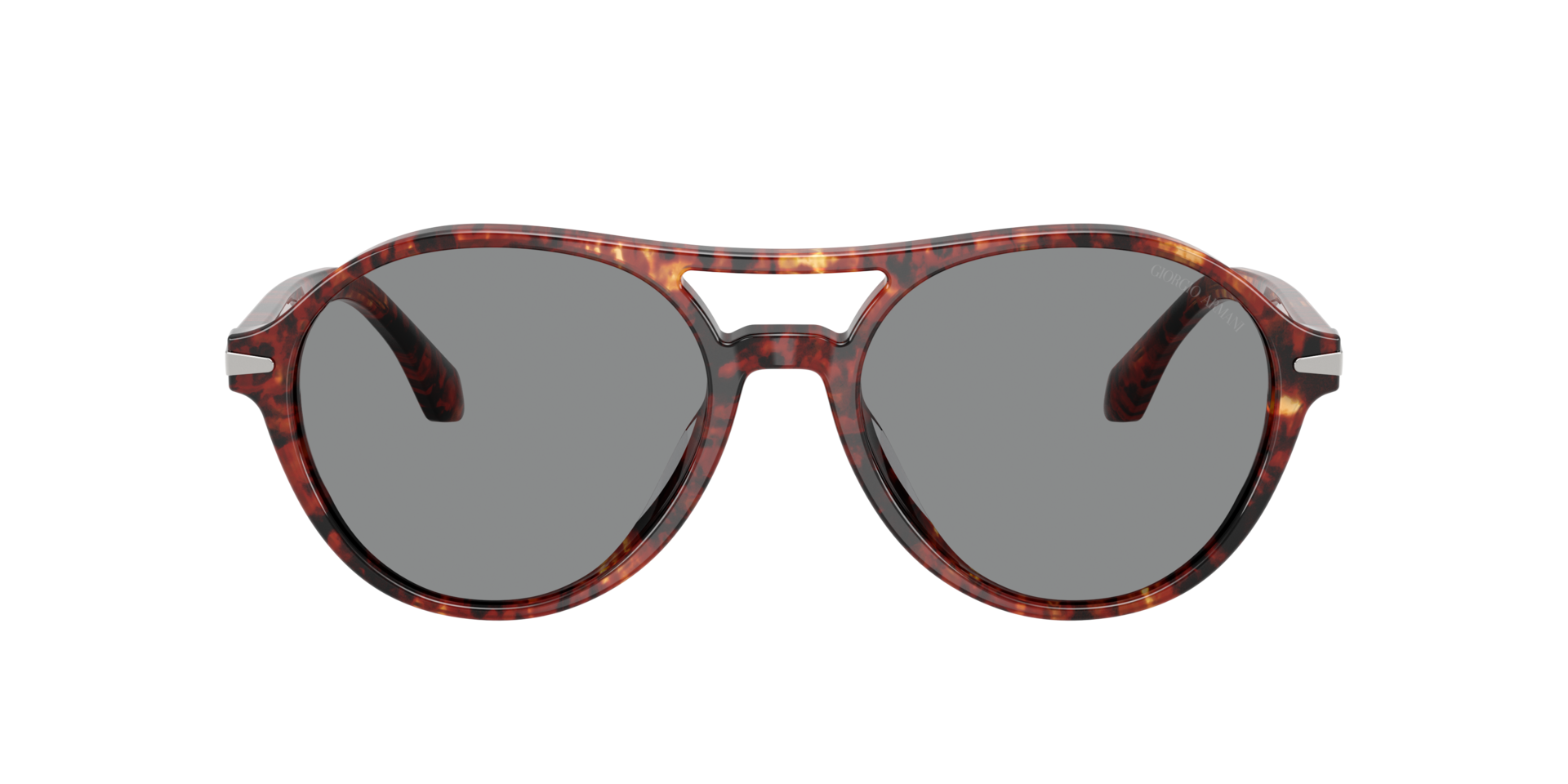 AR8236U Rood Havana AcetaatSunglass Frames van B24, met getinte lenzen