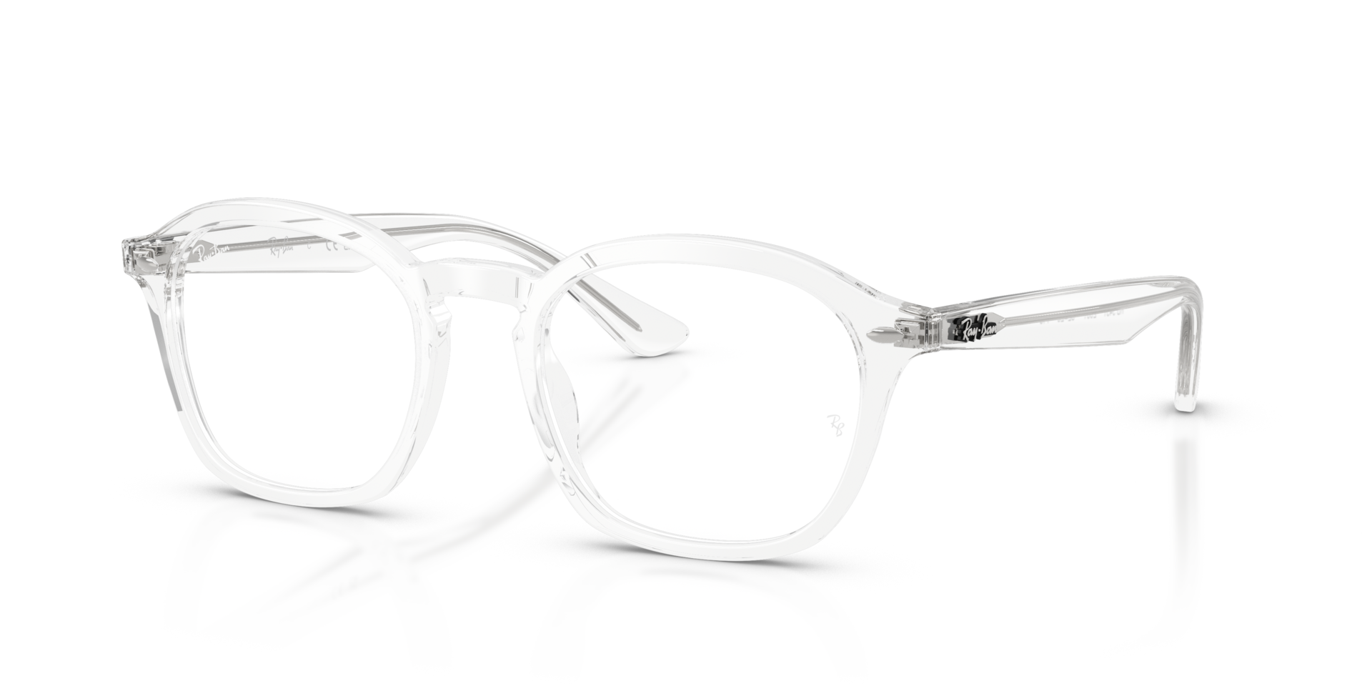 RB5451 Optics Transparant AcetaatEyeglass Frames van B24, Hoekweergave