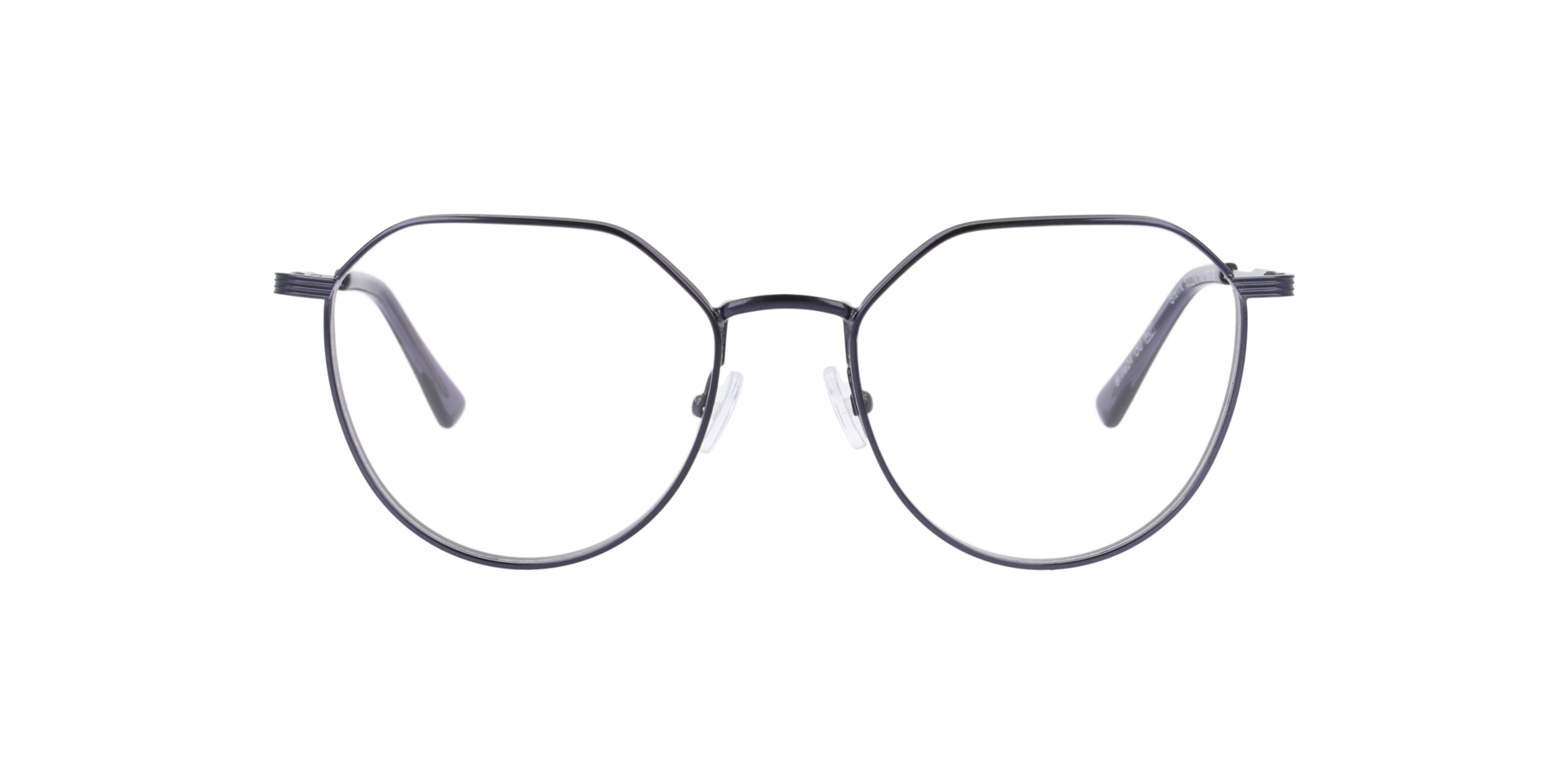 Stevie Donkerblauw MetaalEyeglass Frames van B24, Vooraanzicht
