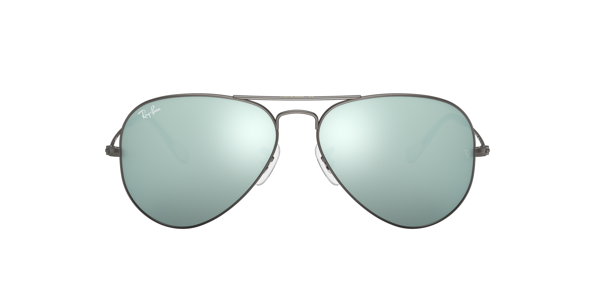 RB3025 Staalgrijs MetaalSunglass Frames van B24, met getinte lenzen