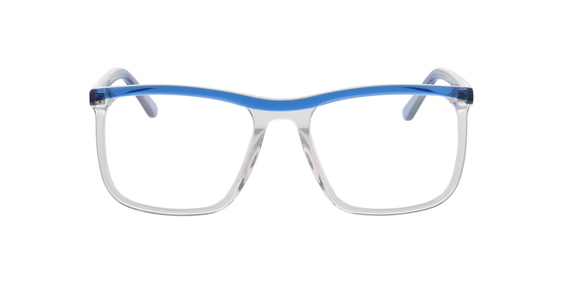 Ryan Tweelaags blauw  &  kristal AcetaatEyeglass Frames van B24, Vooraanzicht