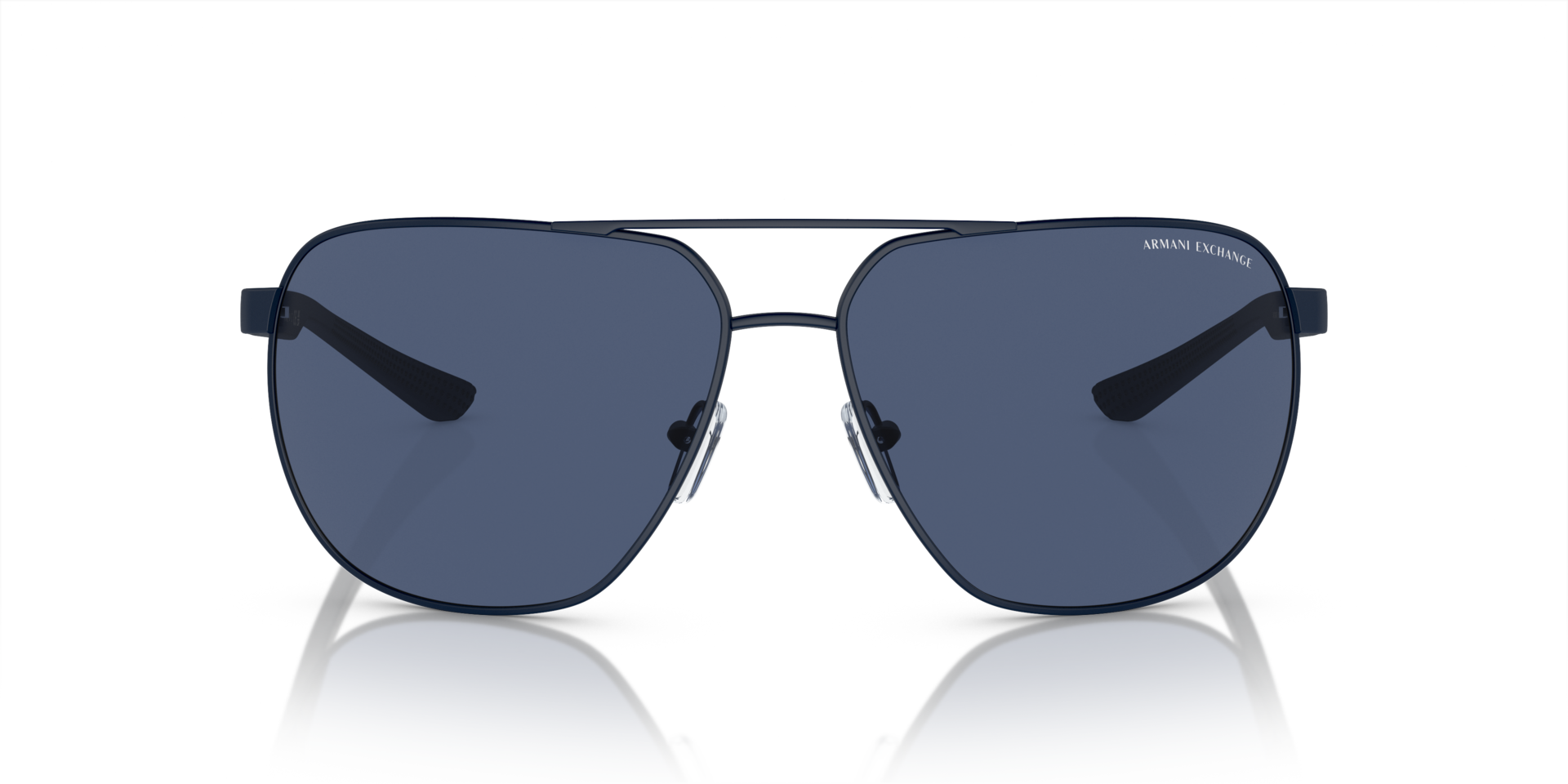 AX2047S Matt Blau MetallSunglass Frames von B24, Vorderansicht