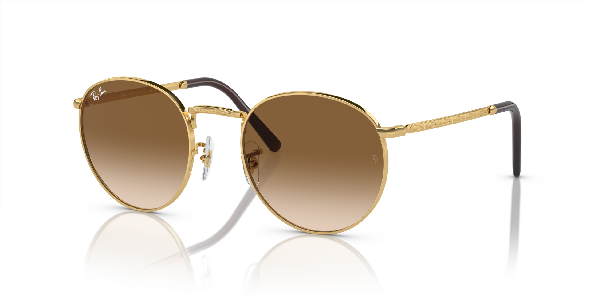 RB3637 Arista goud MetaalSunglass Frames van B24, Hoekweergave