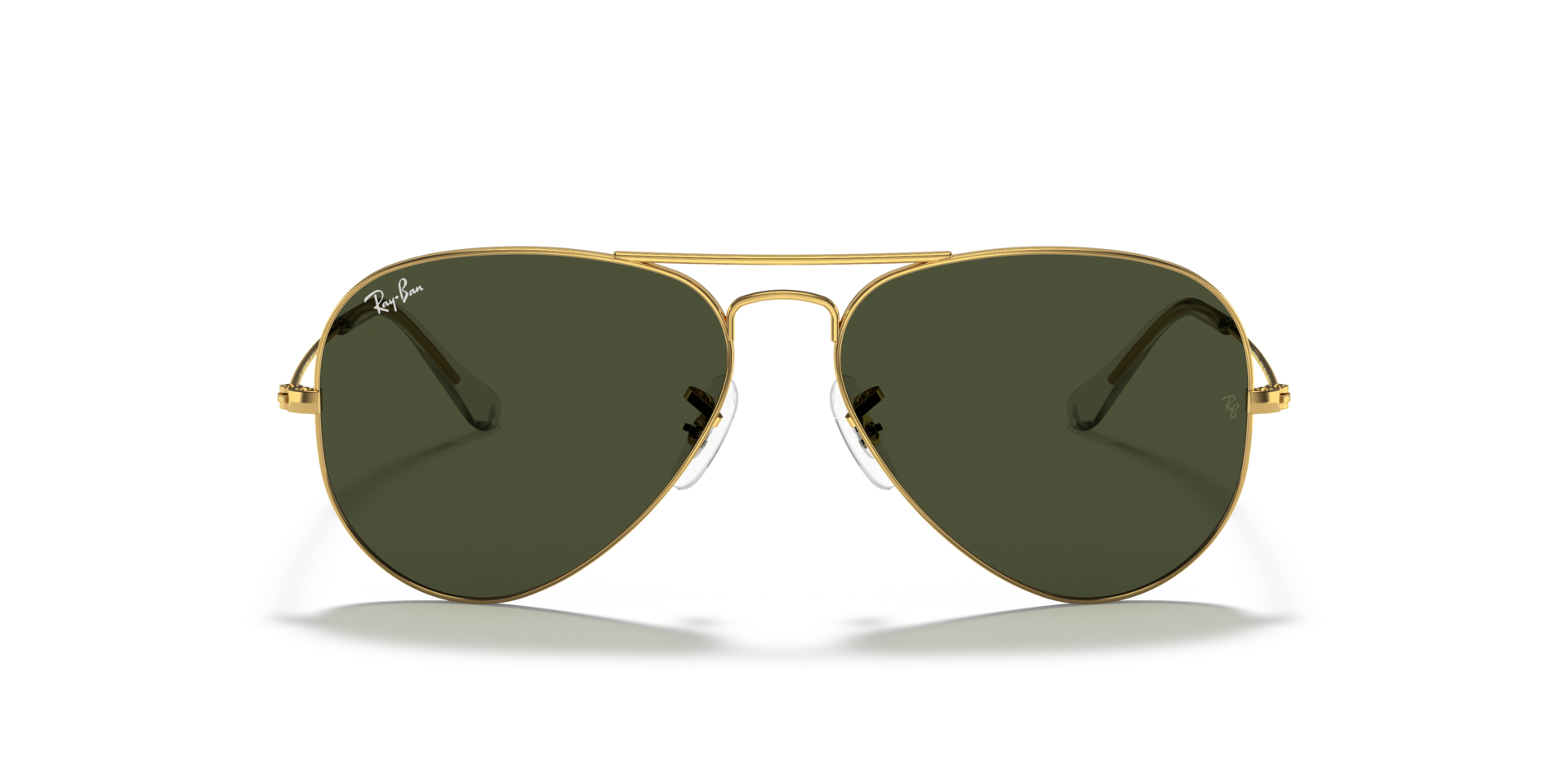 RB3025 Arista Gold MetallSunglass Frames von B24, Vorderansicht