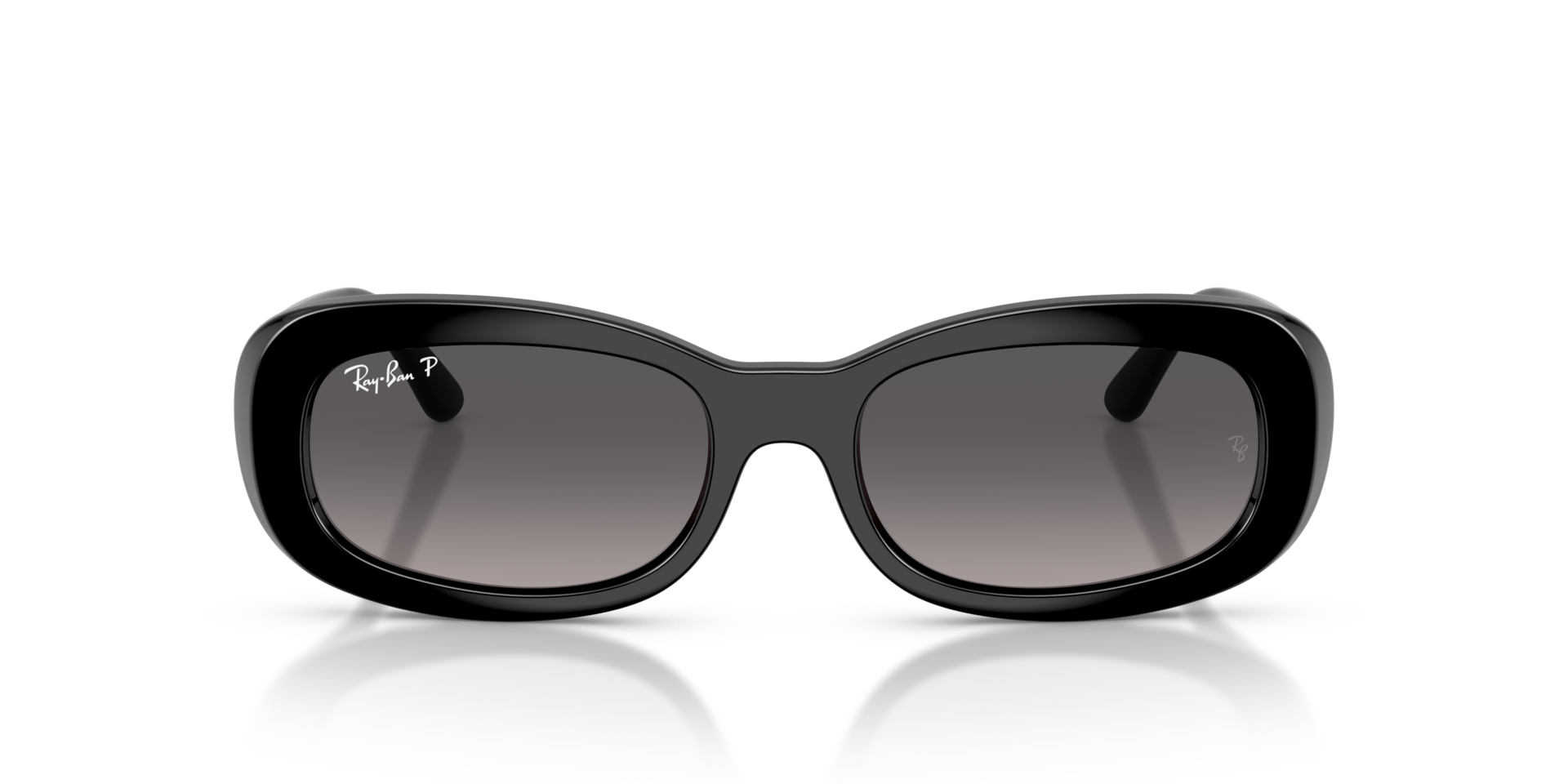 RB2221 Zwart KunststofSunglass Frames van B24, Vooraanzicht