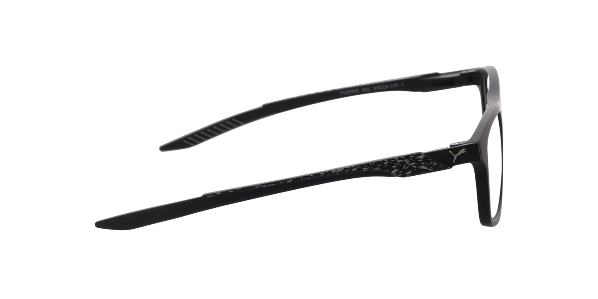 PU0394O Schwarz KunststoffEyeglass Frames von B24, Seitenansicht