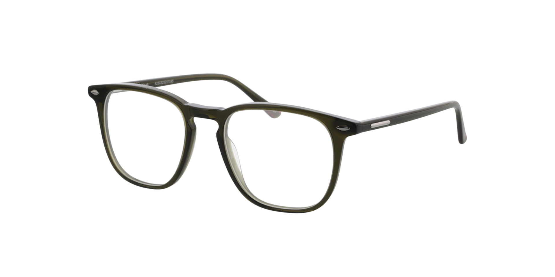Noah Crystal Khaki AcetatEyeglass Frames von B24, Dreiviertelansicht