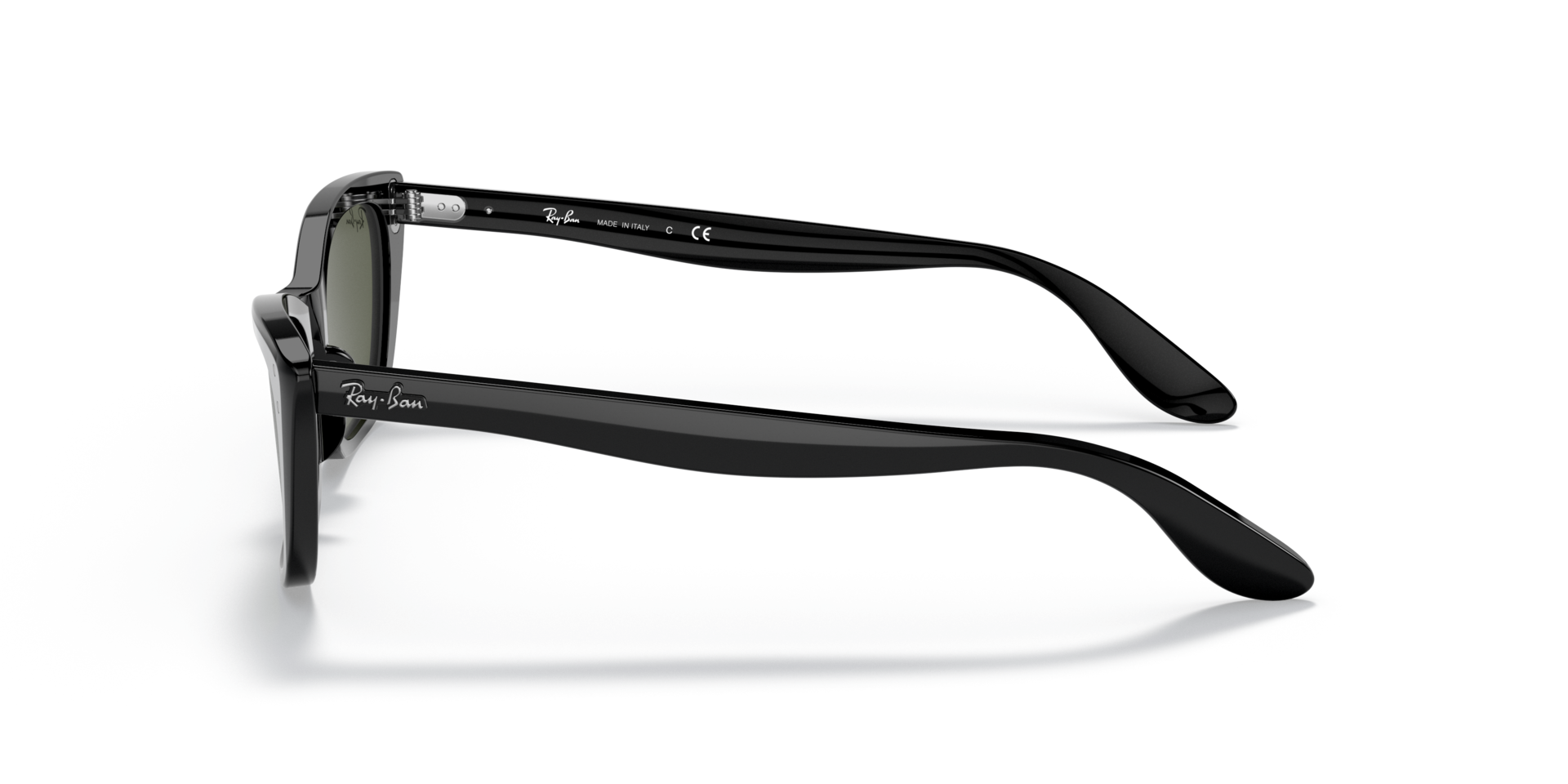 RB2299 Zwart AcetaatSunglass Frames van B24, Zijaanzicht