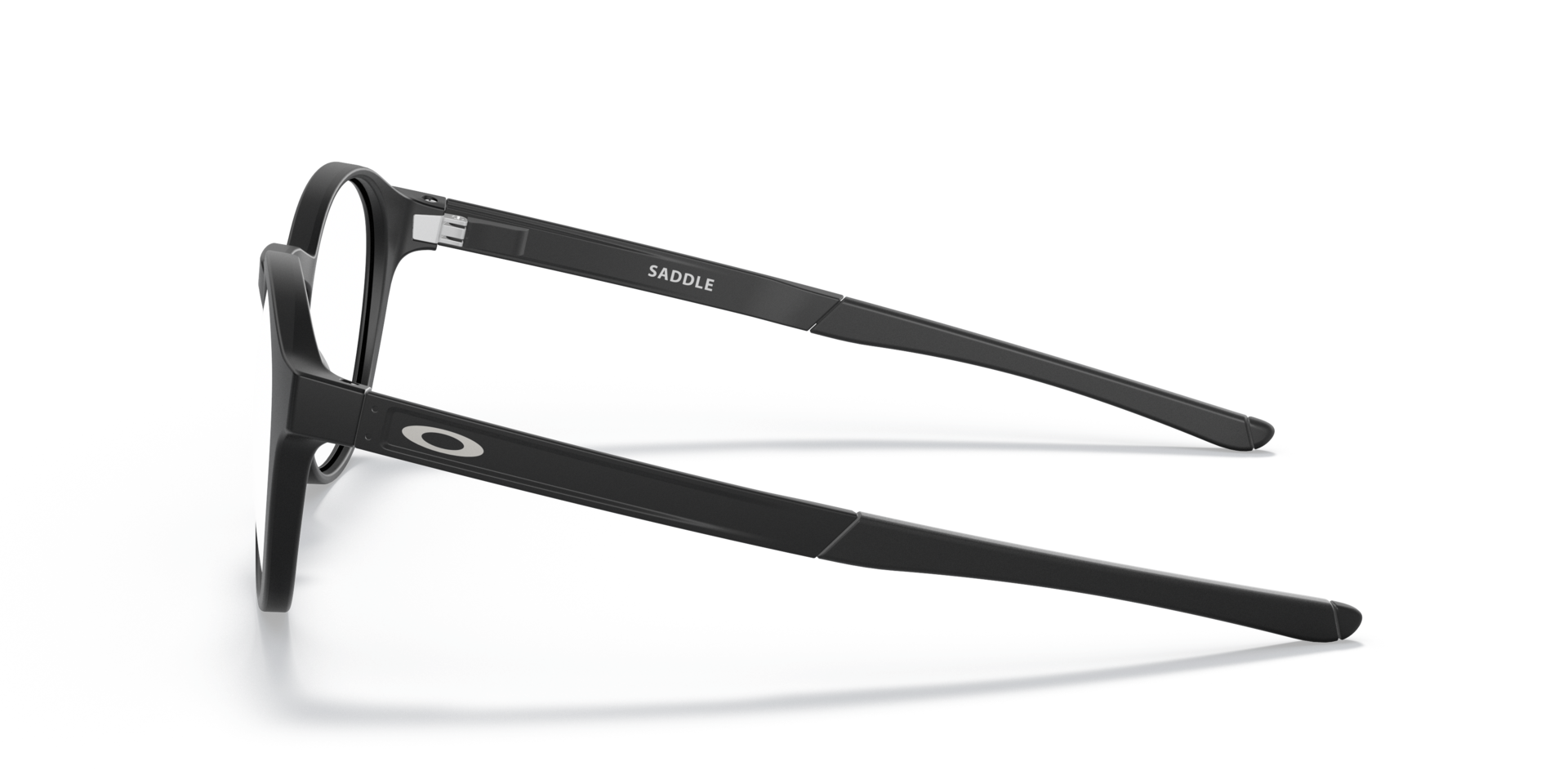 Saddle Schwarz satiniert KunststoffEyeglass Frames von B24, Seitenansicht