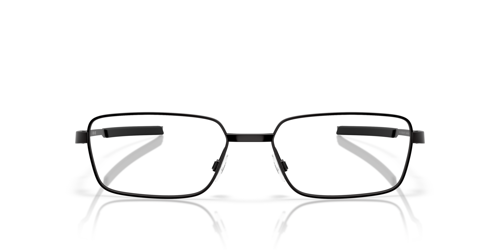 Foil RQ Satijnglans zwart MetaalEyeglass Frames van B24, Vooraanzicht