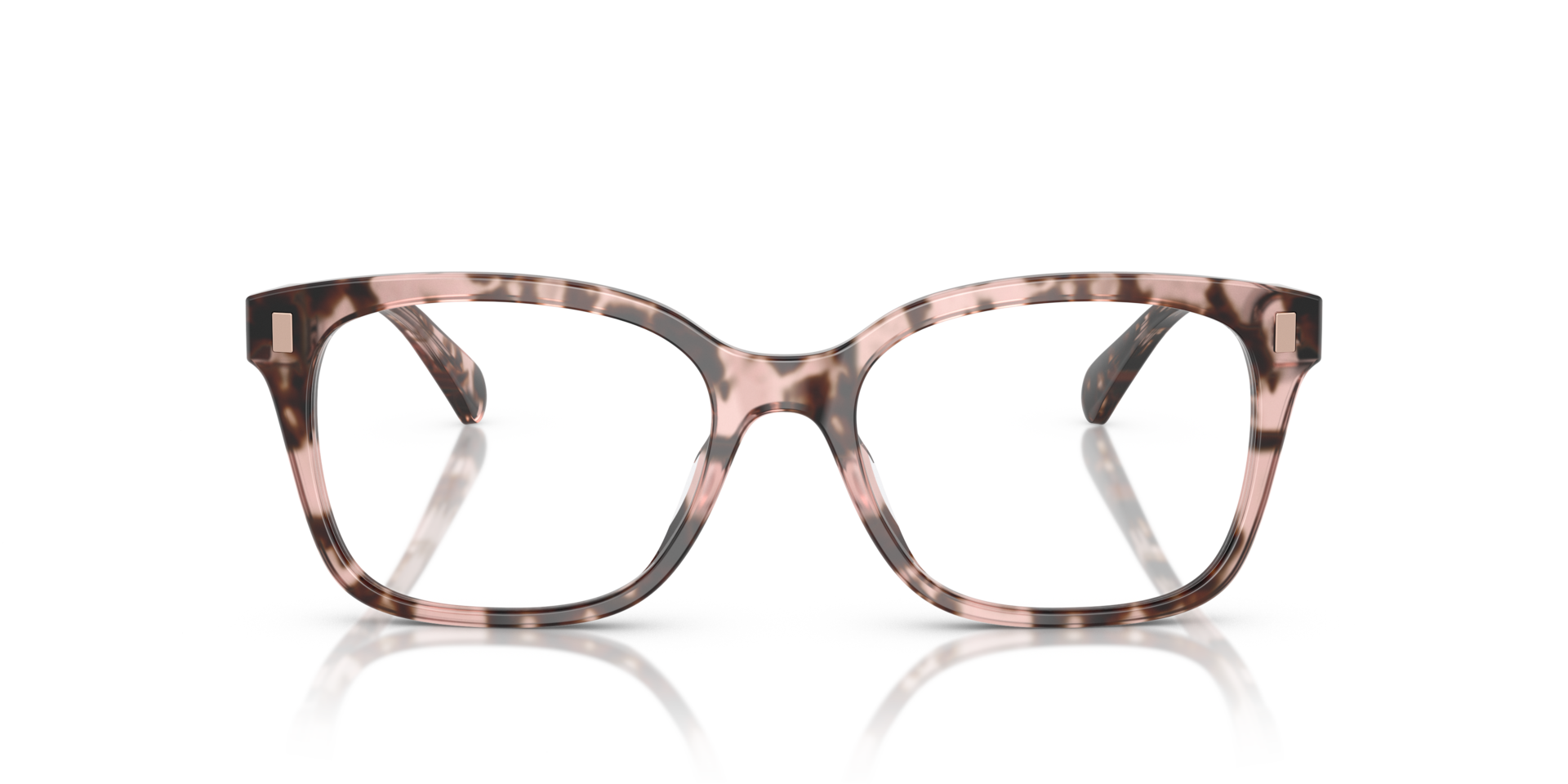 RA7174U Shiny Rose Havana AcetatEyeglass Frames von B24, Vorderansicht