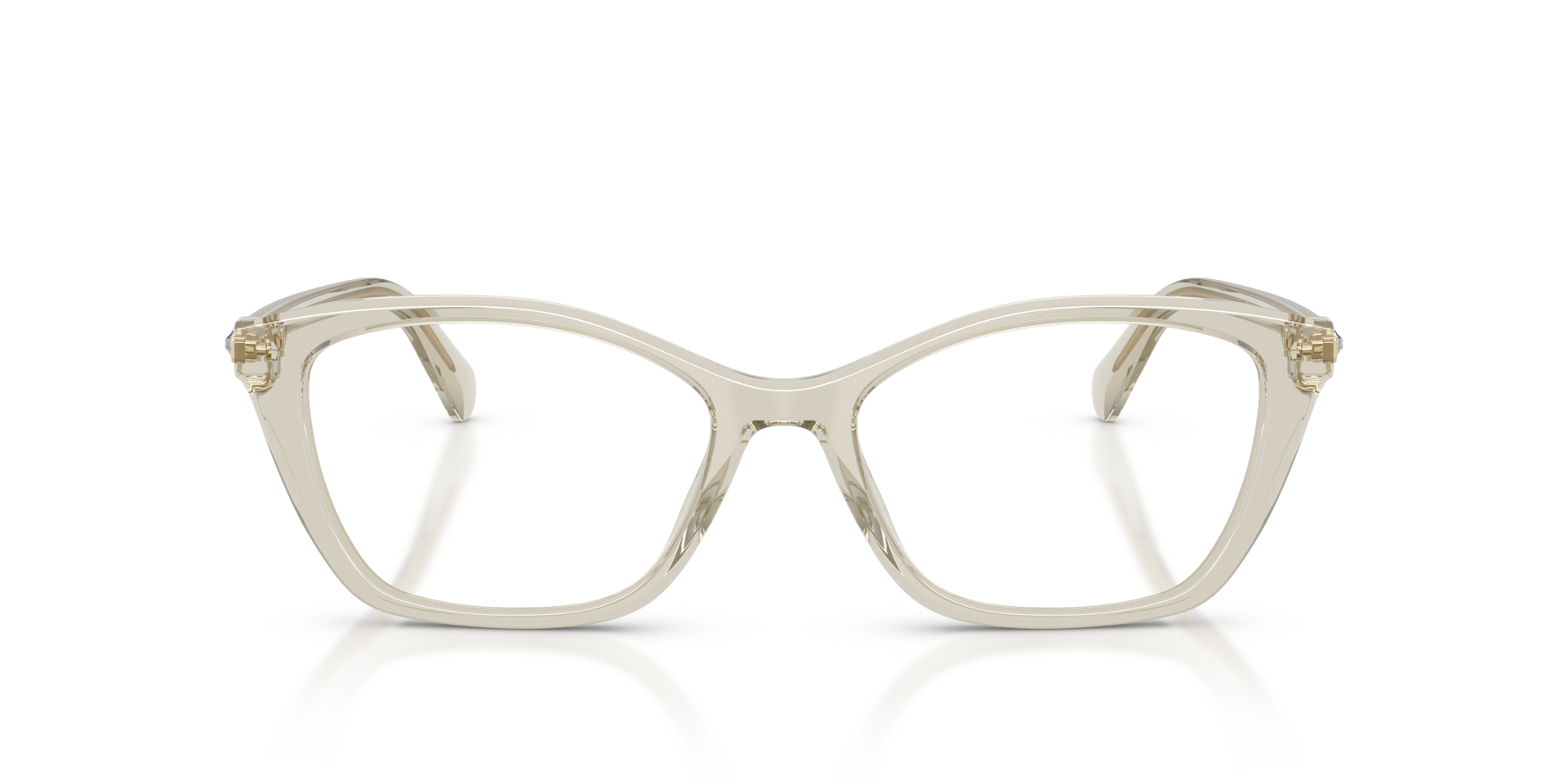 SK2065 Beige AcetatEyeglass Frames von B24, Vorderansicht