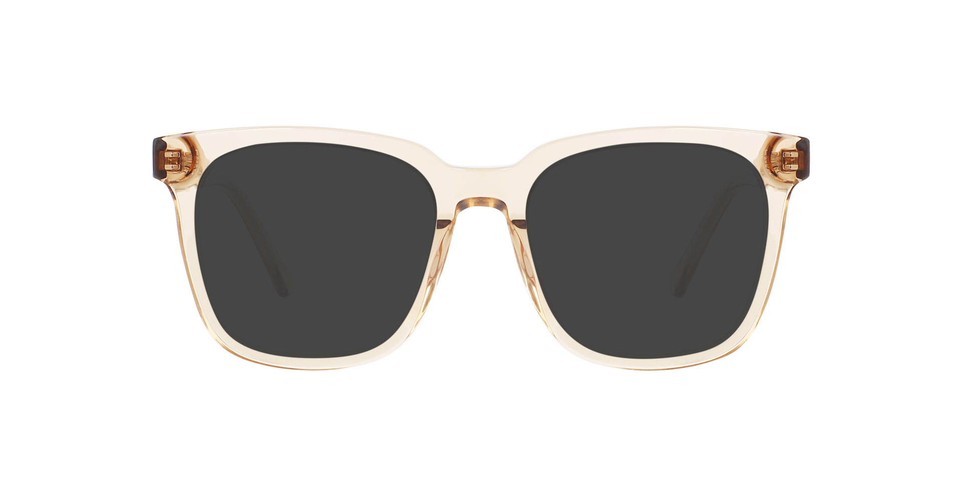 Stella Crystal Caramel AcetaatEyeglass Frames van B24, met getinte lenzen