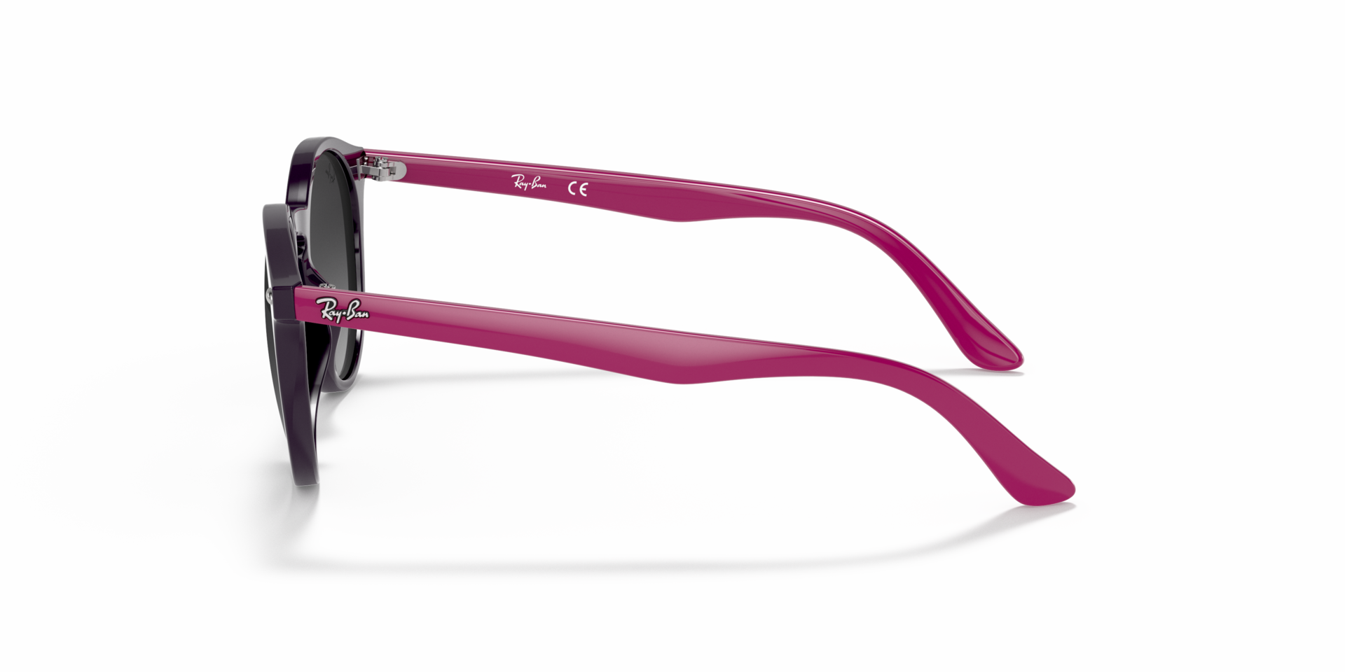 RB9064S Violett KunststoffSunglass Frames von B24, Seitenansicht