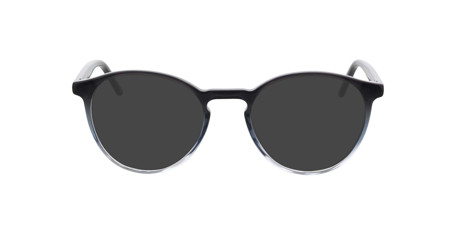 June Gradient Black Crystal  &  Black AcetatEyeglass Frames von B24, mit getönten Gläsern
