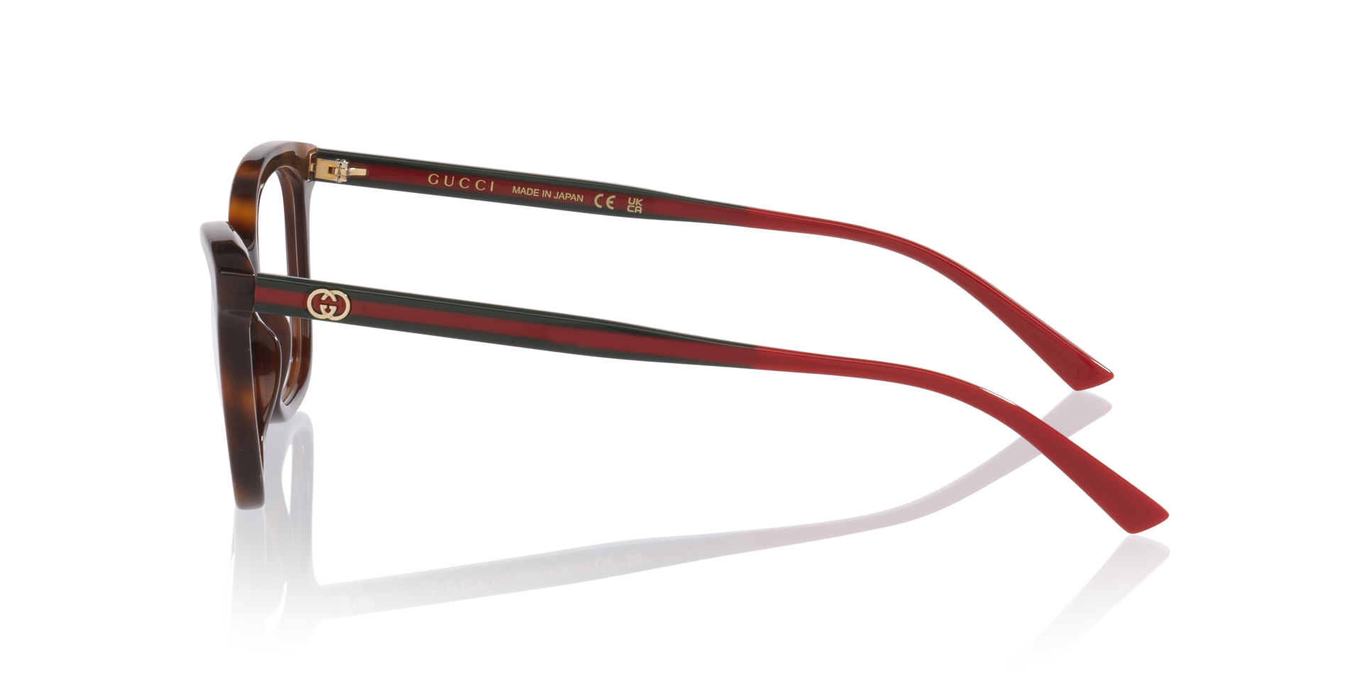 GG2117O Tortoise AcetaatEyeglass Frames van B24, Zijaanzicht