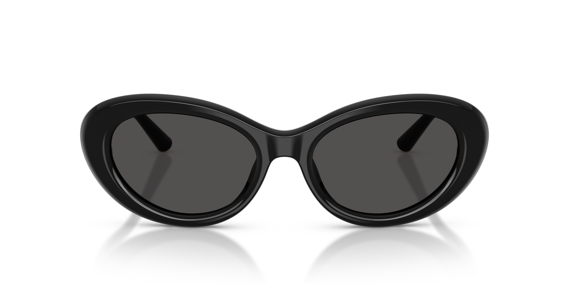 DG4519 Zwart AcetaatSunglass Frames van B24, Vooraanzicht
