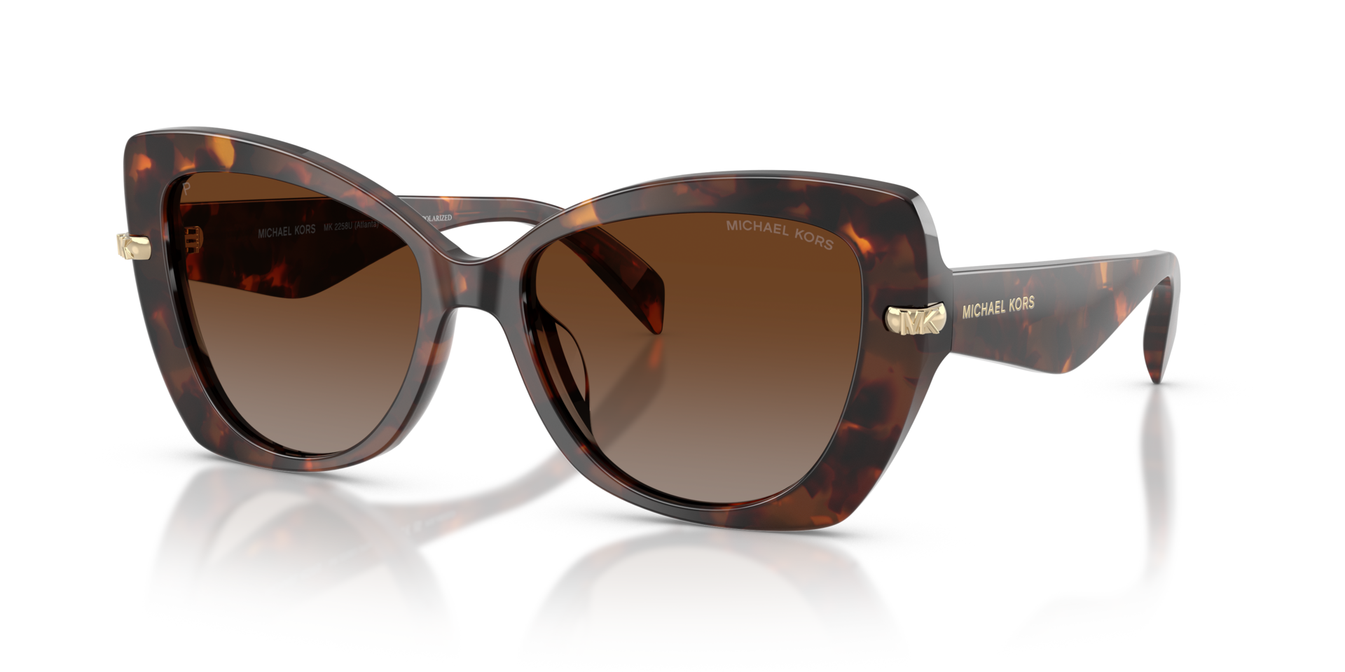 MK2258U Luggage Tortoise AcetaatSunglass Frames van B24, Hoekweergave