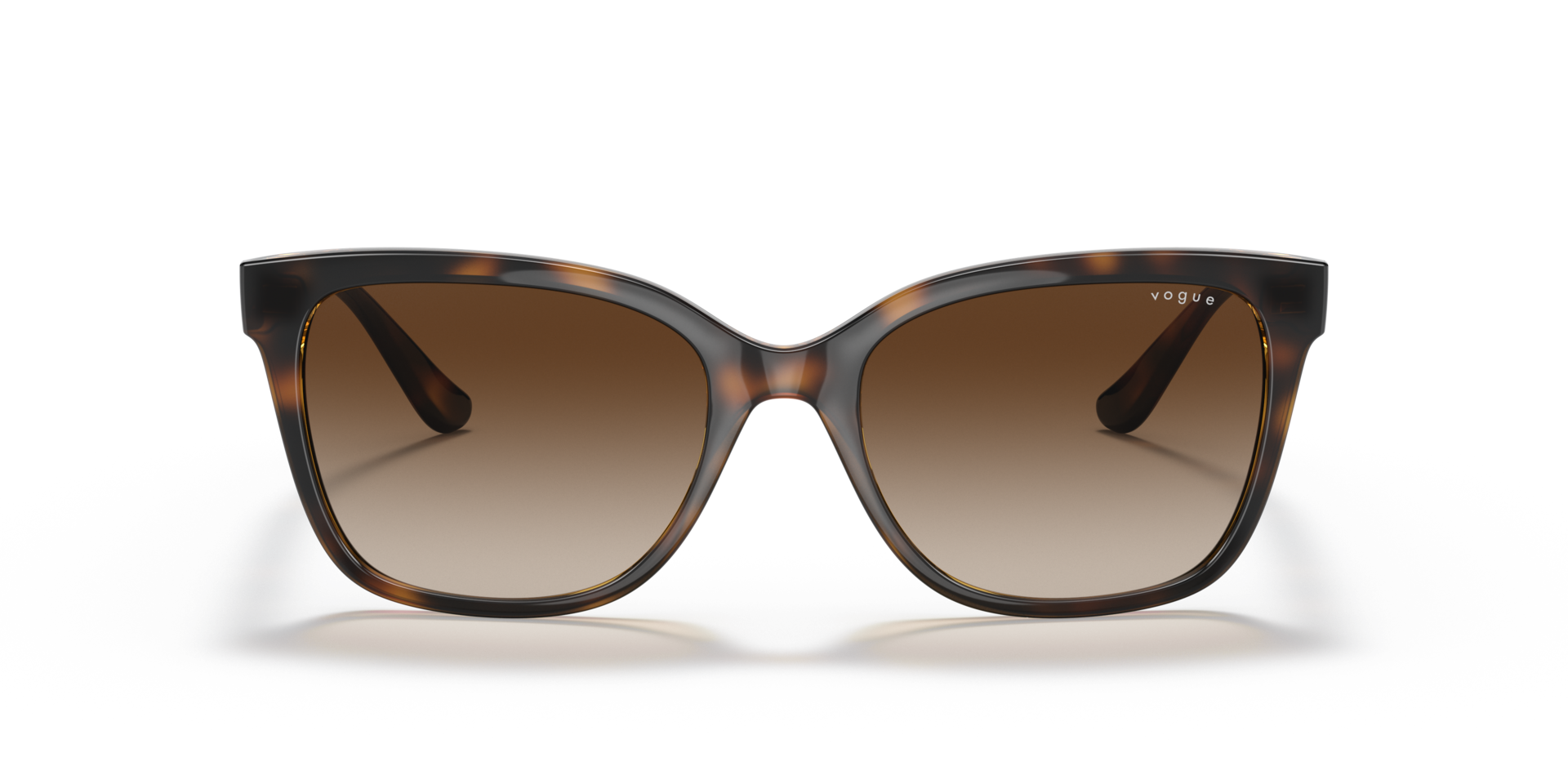 VO5426S Donker Havana KunststofSunglass Frames van B24, Vooraanzicht