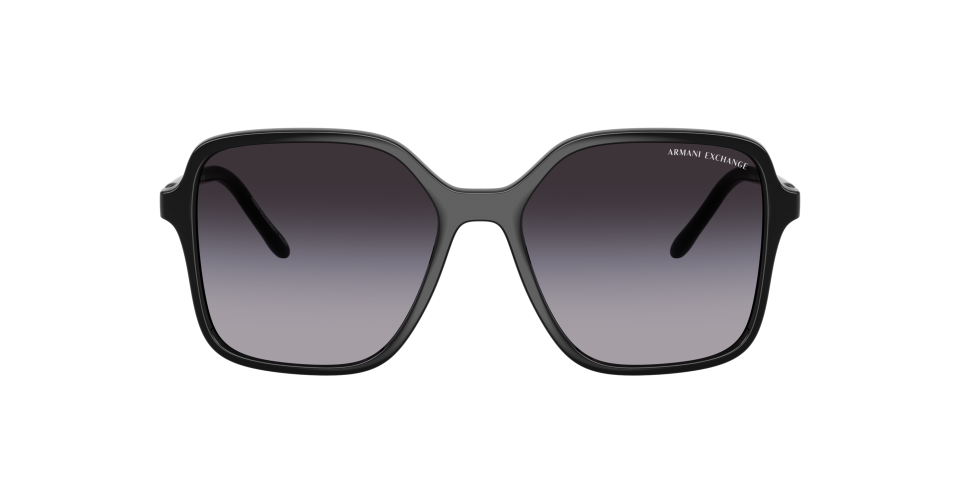 AX4163S Schwarz glänzend KunststoffSunglass Frames von B24, mit getönten Gläsern