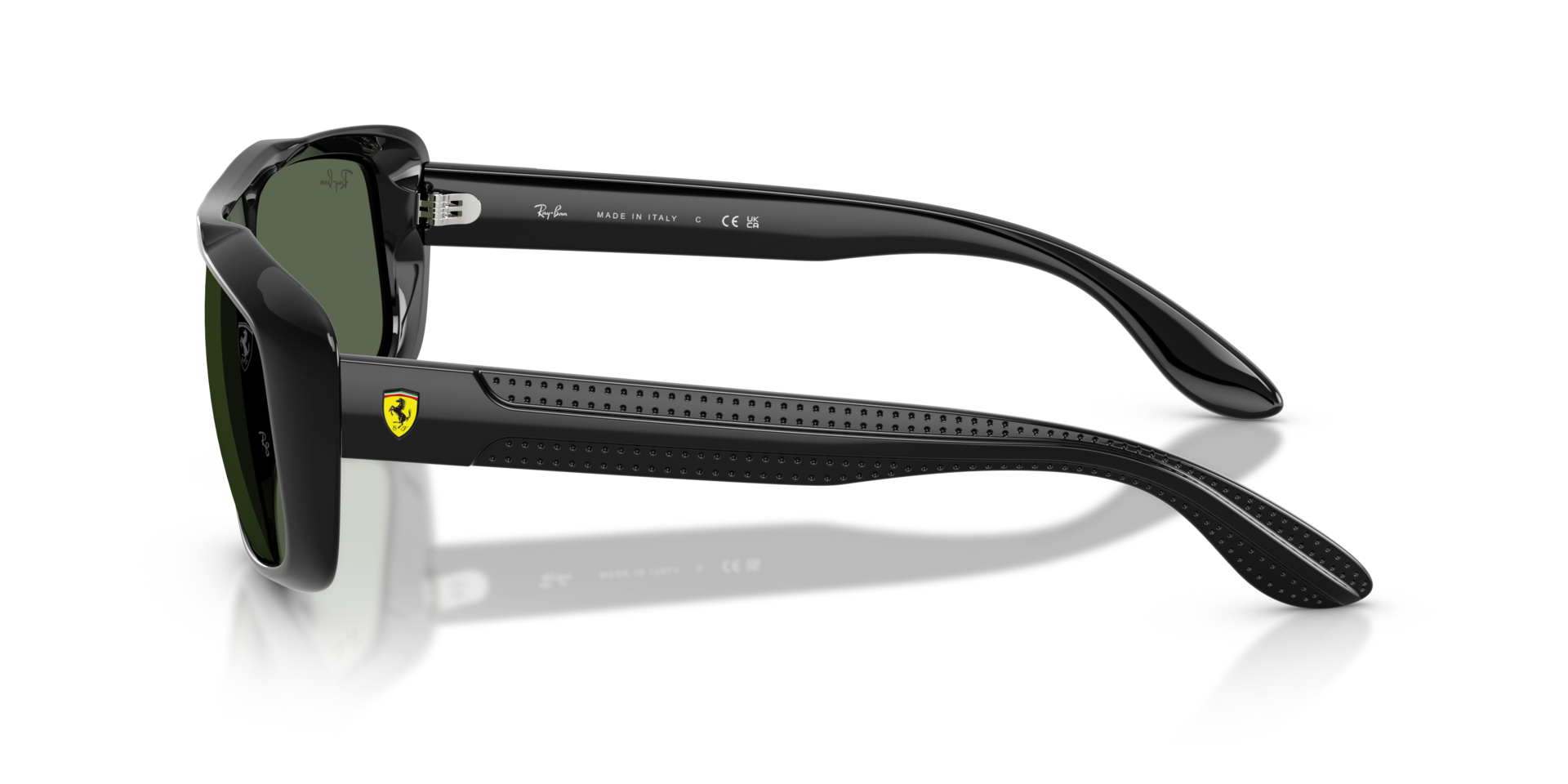 RB4479M Zwart KunststofSunglass Frames van B24, Zijaanzicht