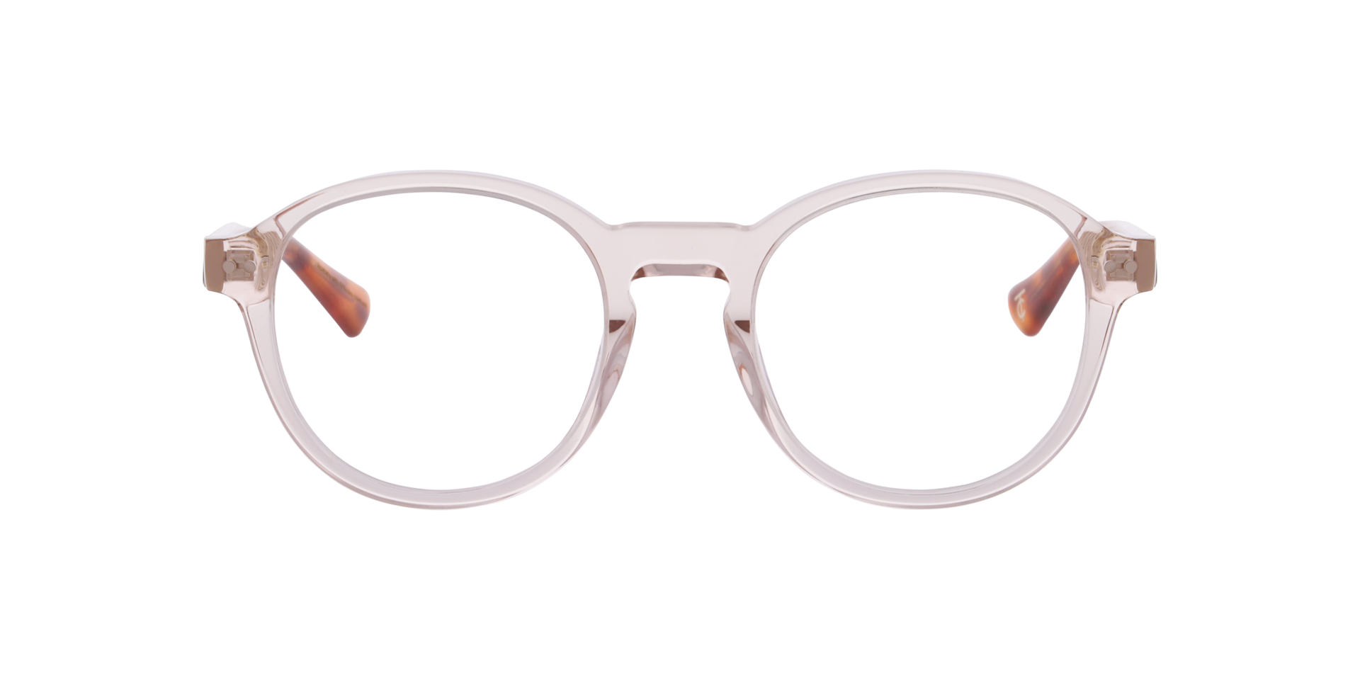 Mero Crystal Light Beige AcetaatEyeglass Frames van B24, Vooraanzicht