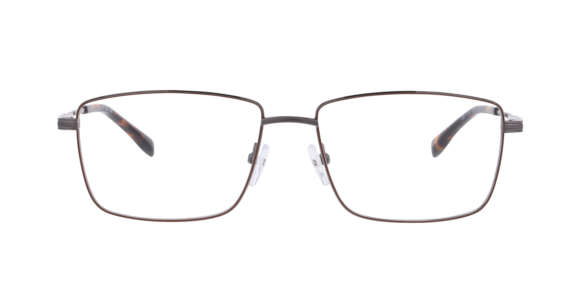 Otis Brown On Gunmetal MetallEyeglass Frames von B24, Vorderansicht