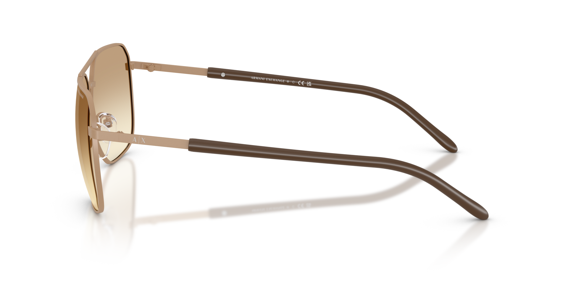 AX2057S Matte Beige MetallSunglass Frames von B24, Seitenansicht