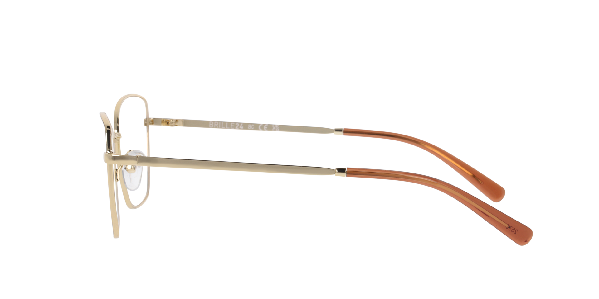 Nicole Gold MetallEyeglass Frames von B24, Seitenansicht