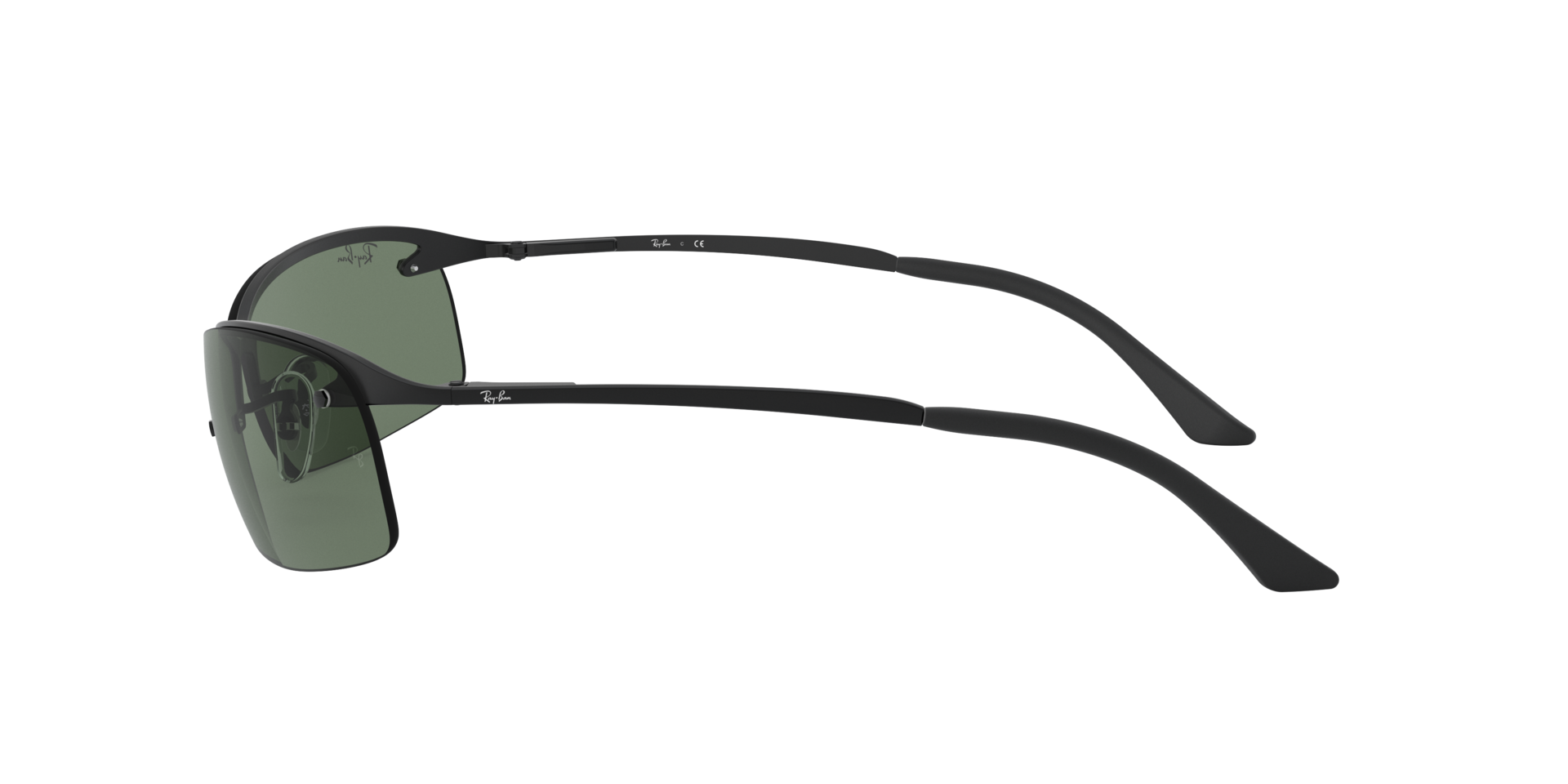 RB3183 Schwarz MetallSunglass Frames von B24, Seitenansicht