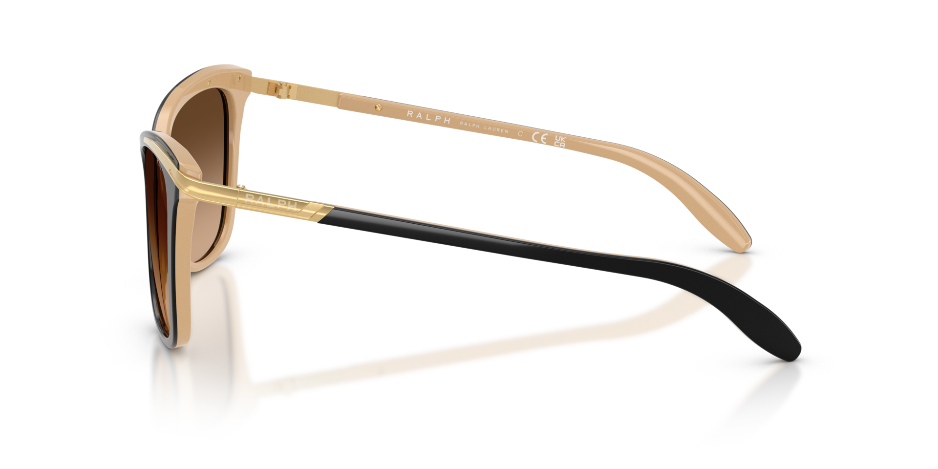 RA5203 Zwart AcetaatSunglass Frames van B24, Zijaanzicht