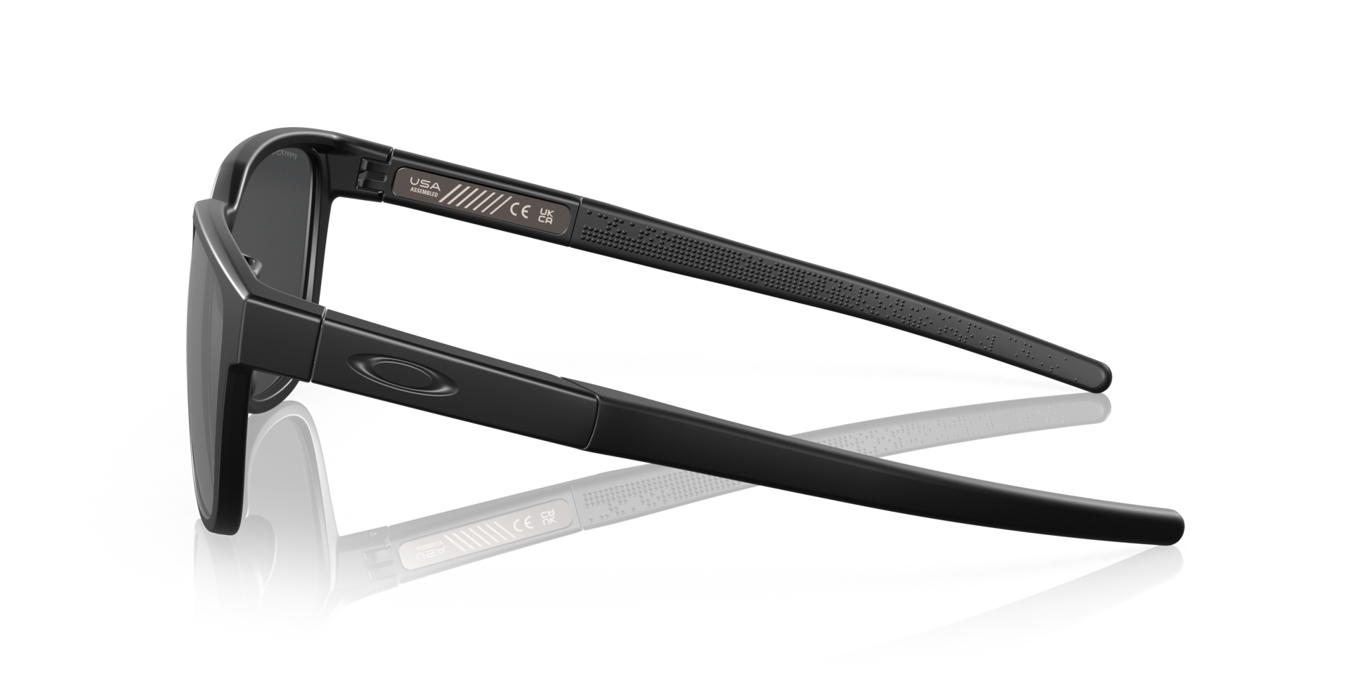 ACTUATOR Matzwart KunststofSunglass Frames van B24, Zijaanzicht