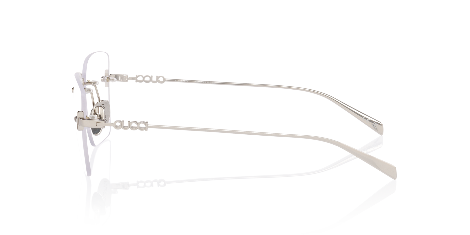 GG1938O Silber MetallEyeglass Frames von B24, Seitenansicht