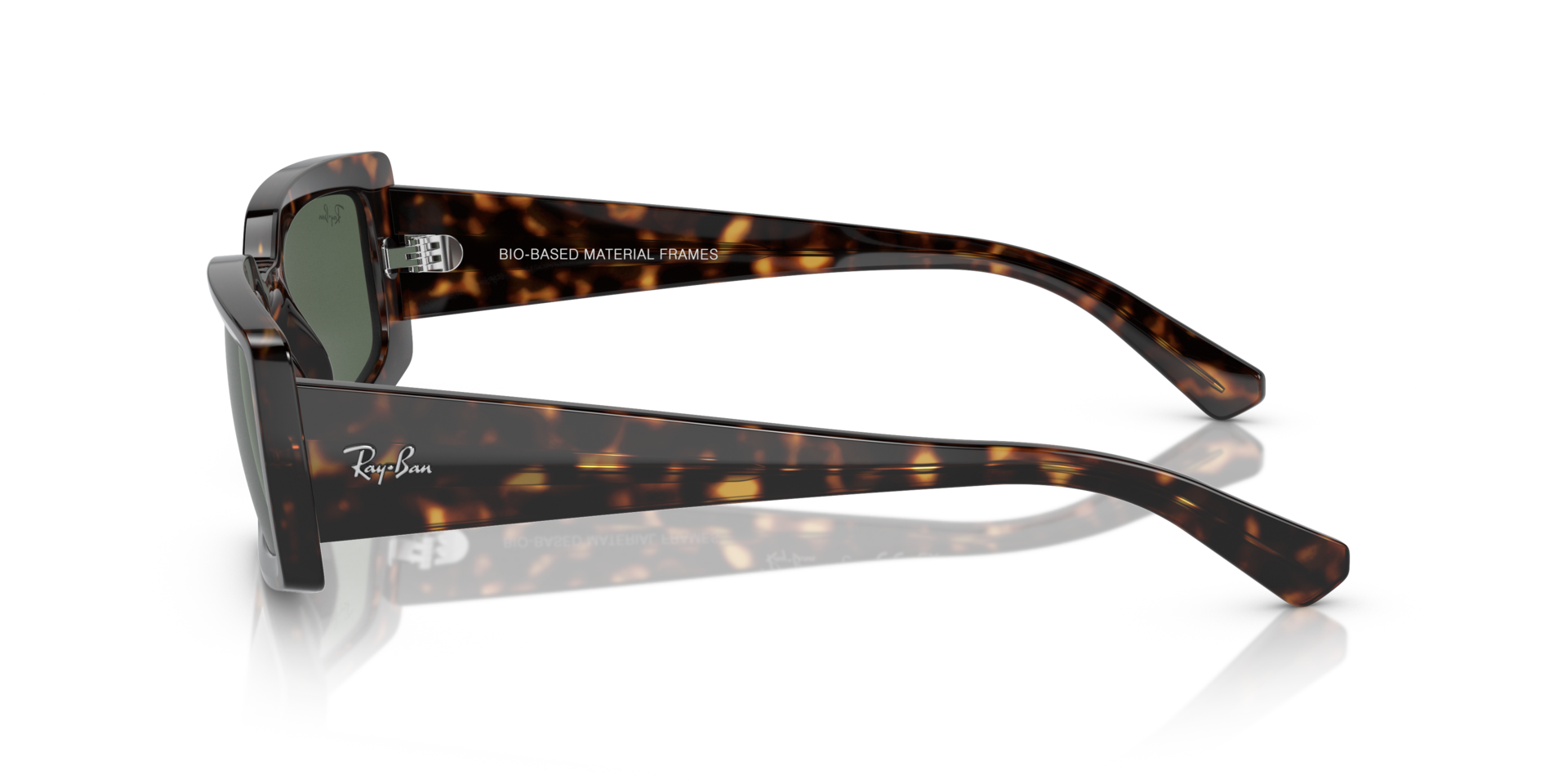 RB4395 Havana KunststofSunglass Frames van B24, Zijaanzicht