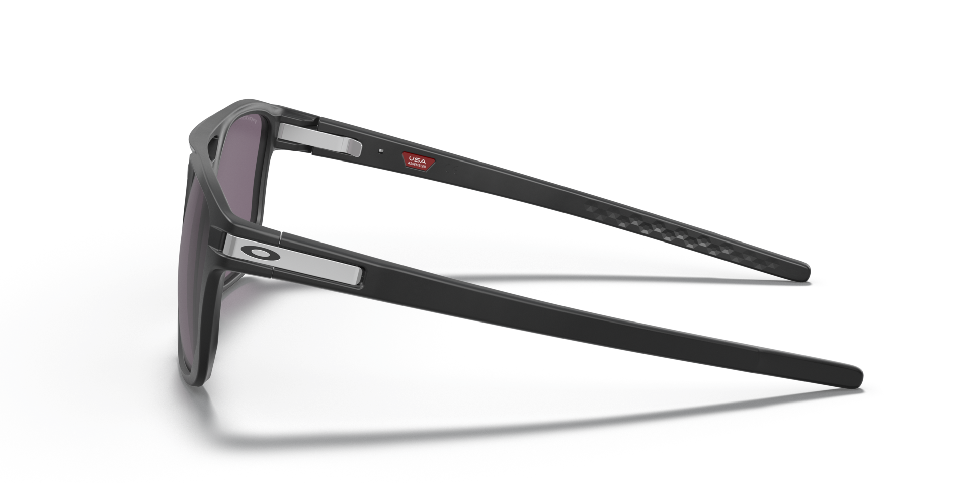 Latch™ Beta Matt Schwarz KunststoffSunglass Frames von B24, Seitenansicht