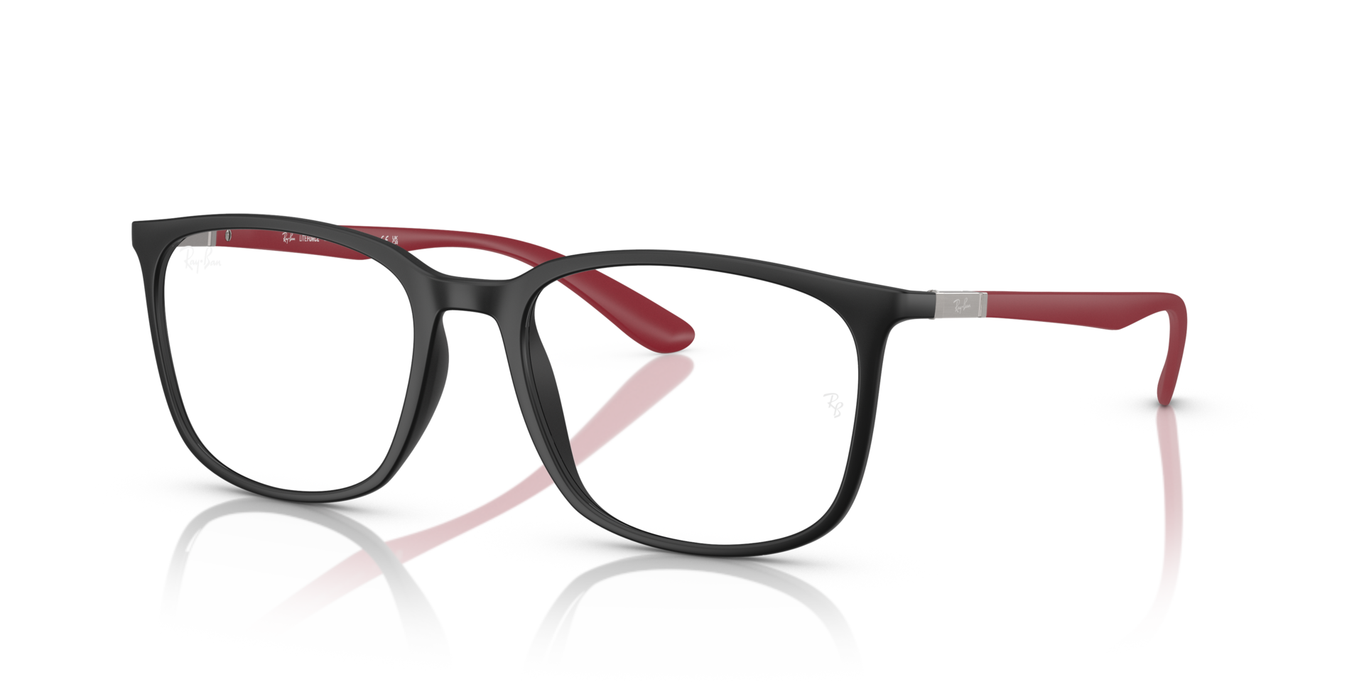 RB7199 Sand Grey KunststoffEyeglass Frames von B24, Dreiviertelansicht