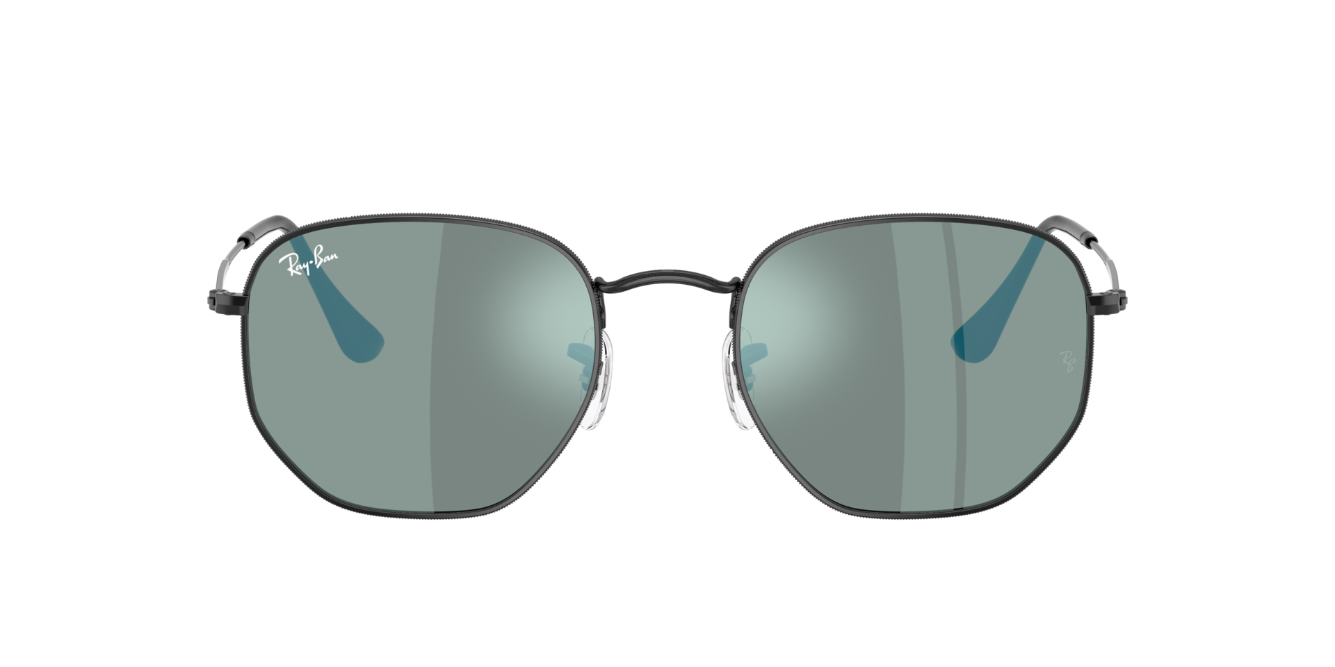 RB3548N Zwart MetaalSunglass Frames van B24, met getinte lenzen