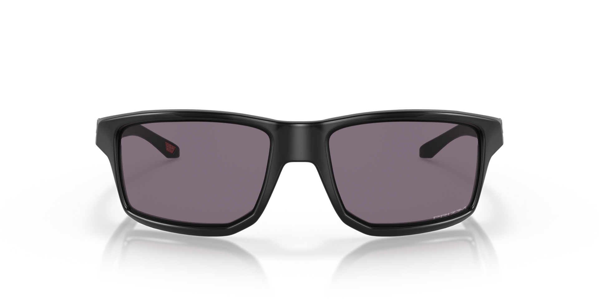 Gibston Schwarz glänzend KunststoffSunglass Frames von B24, Vorderansicht