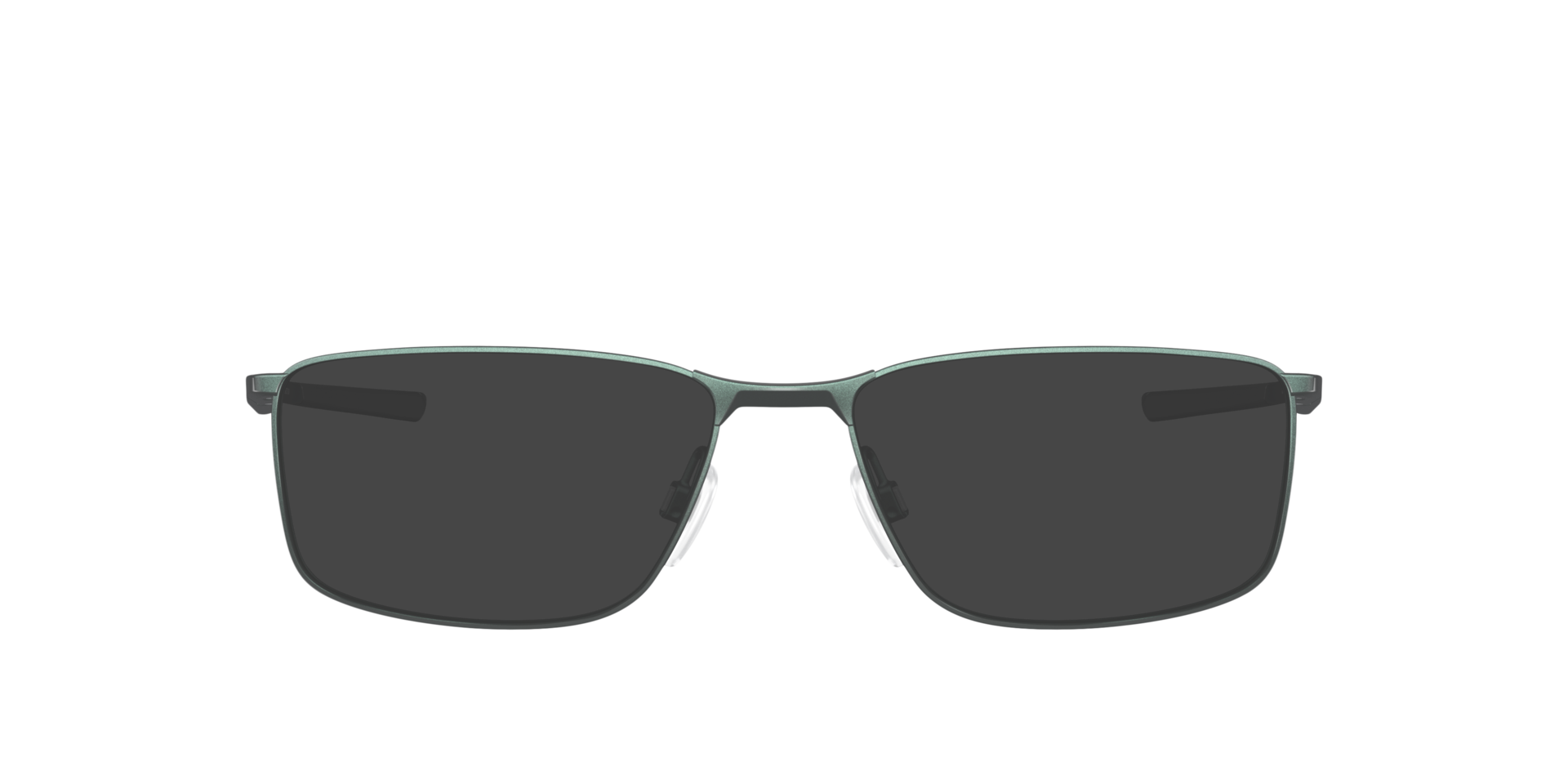 Socket 5.0 Dark Matte Silver & Blue Colorshift MetaalEyeglass Frames van B24, met getinte lenzen
